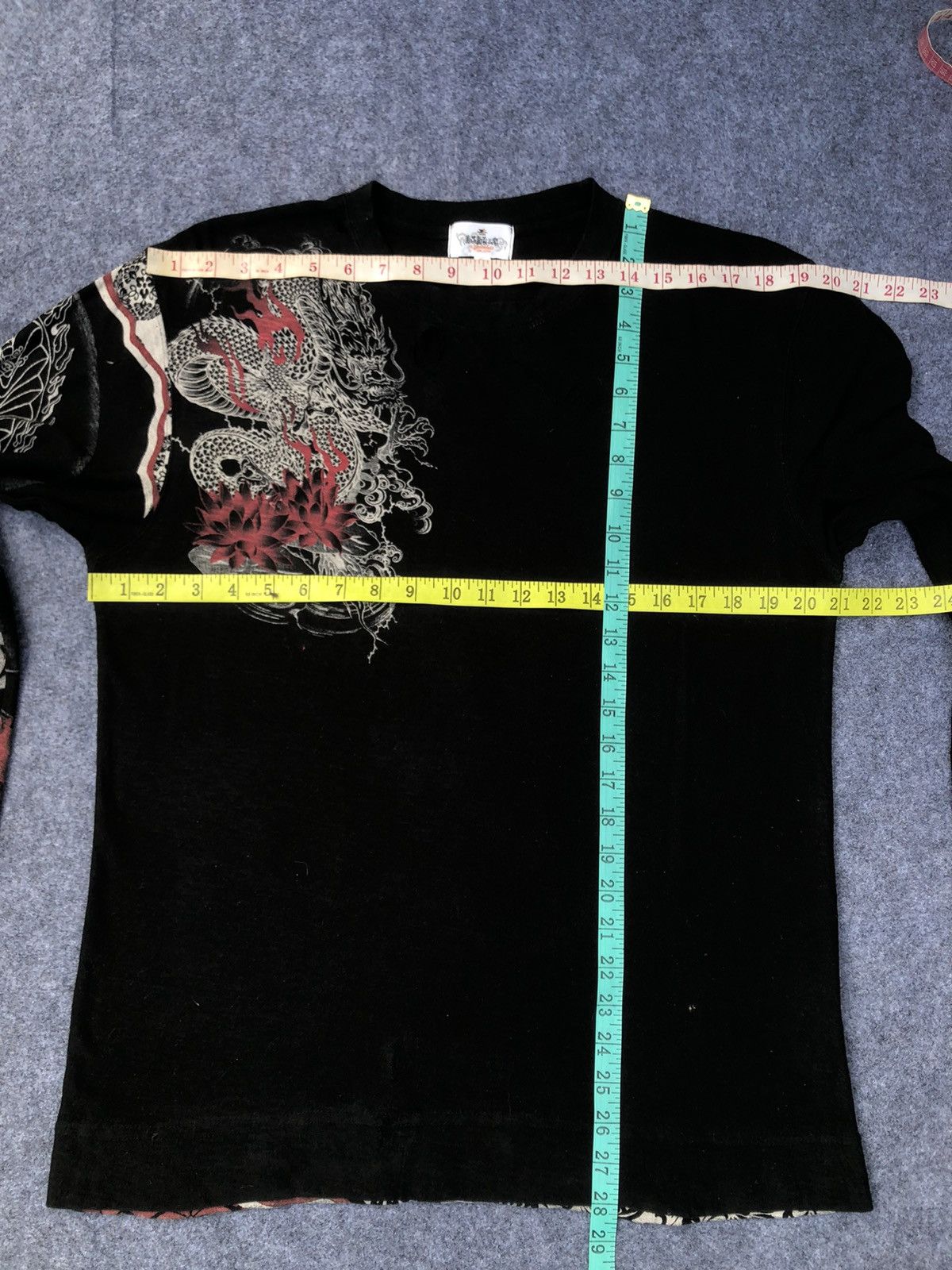 Karakuri Tamashii Vintage🔥KARAKURI TAMASHI🔥Trashed LongSleeve Tshirt Y2k Size US L / EU 52-54 / 3 - 9 Thumbnail