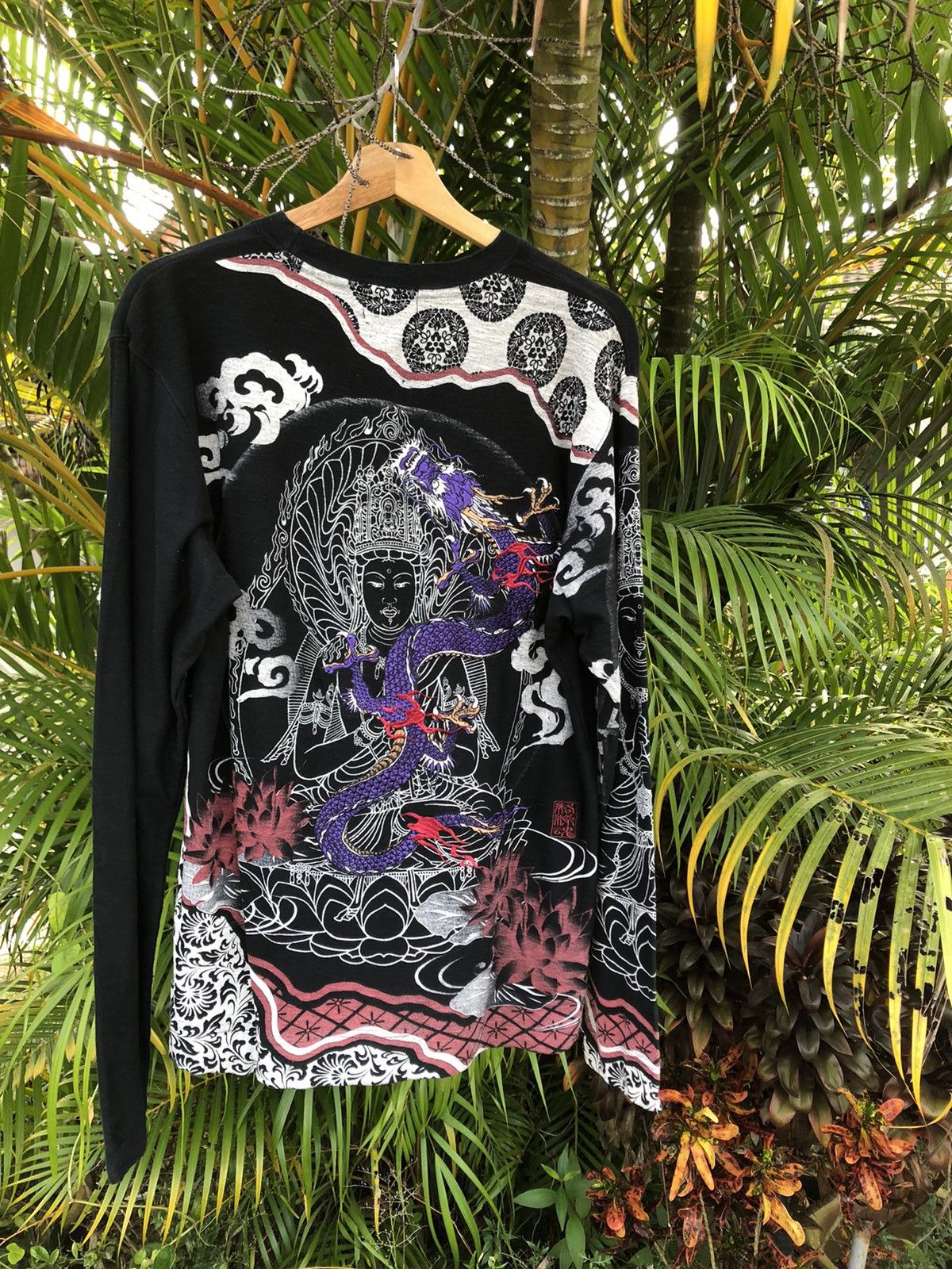 Karakuri Tamashii Vintage🔥KARAKURI TAMASHI🔥Trashed LongSleeve Tshirt Y2k Size US L / EU 52-54 / 3 - 1 Thumbnail
