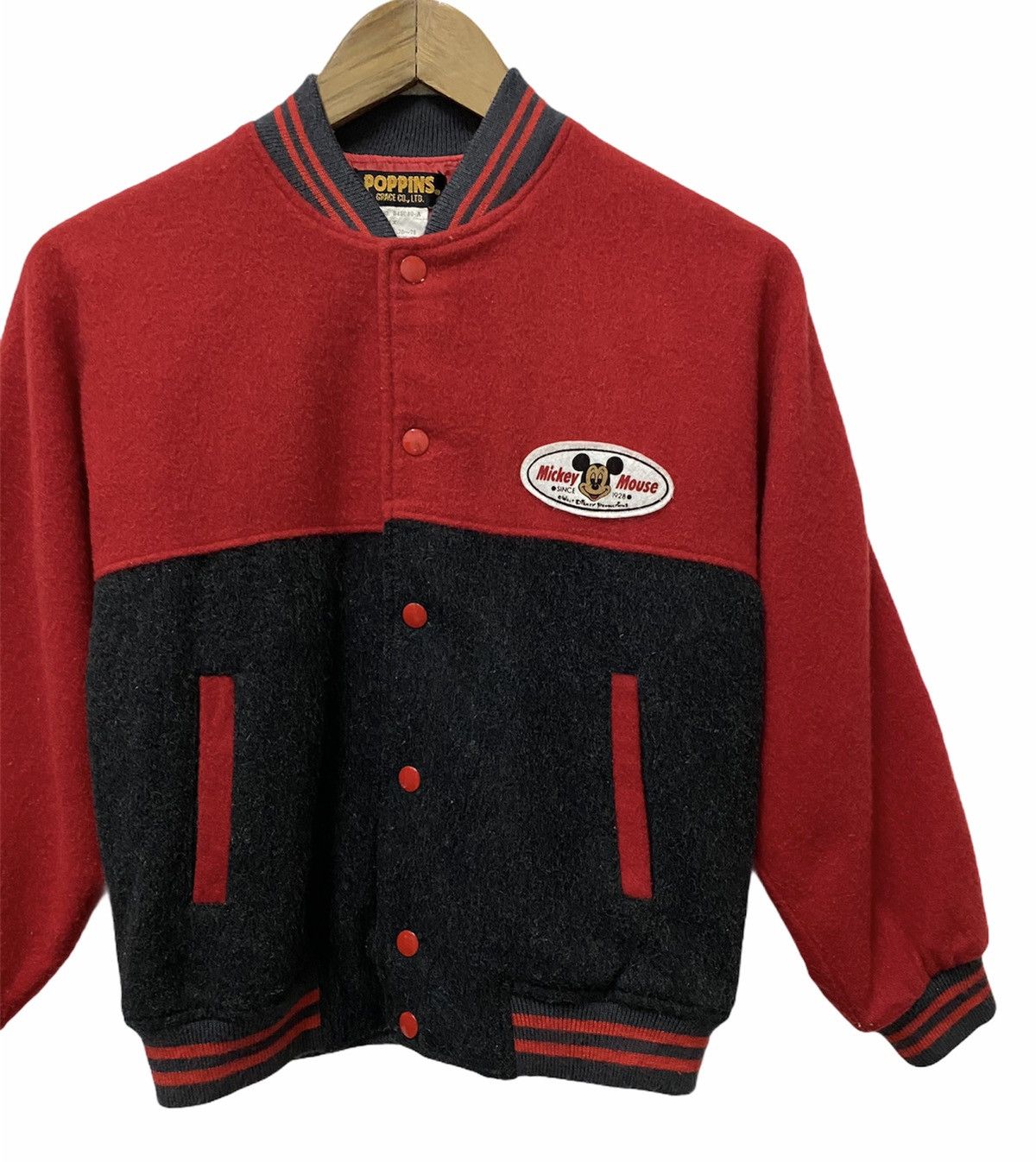 Disney 🔥RARE VINTAGE 90s DISNEY MICKEY MOUSE WOOL VARSITY JACKET Size US S / EU 44-46 / 1 - 3 Thumbnail