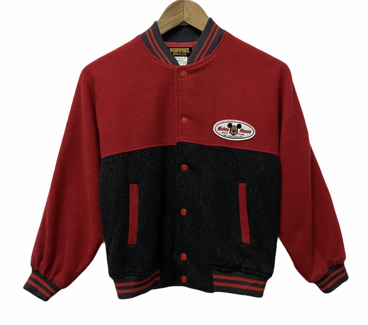 Disney 🔥RARE VINTAGE 90s DISNEY MICKEY MOUSE WOOL VARSITY JACKET Size US S / EU 44-46 / 1 - 2 Thumbnail
