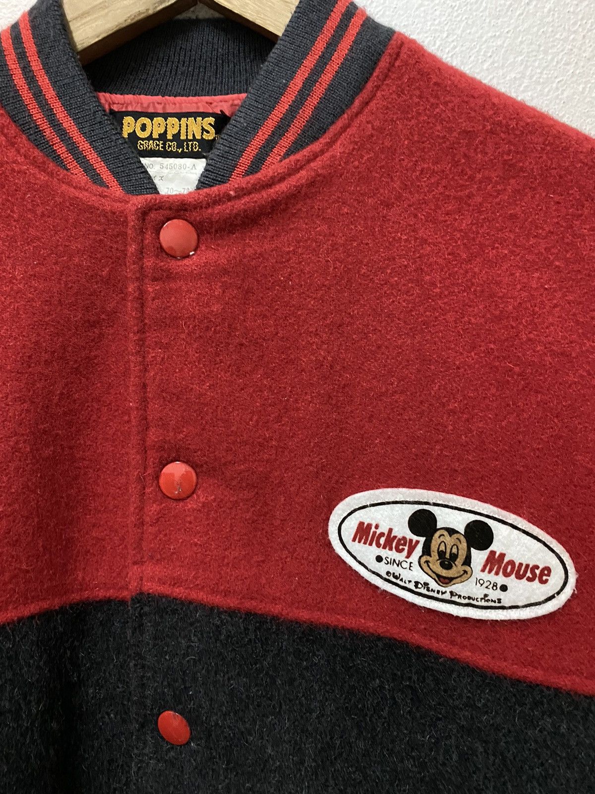 Disney 🔥RARE VINTAGE 90s DISNEY MICKEY MOUSE WOOL VARSITY JACKET Size US S / EU 44-46 / 1 - 4 Thumbnail