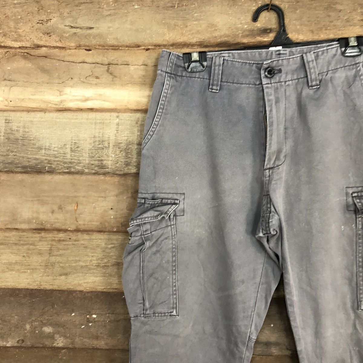 Japanese Brand DL Burtle Grey Multipocket Tactical Cargo Pants #c1002 Size US 29 - 6 Thumbnail