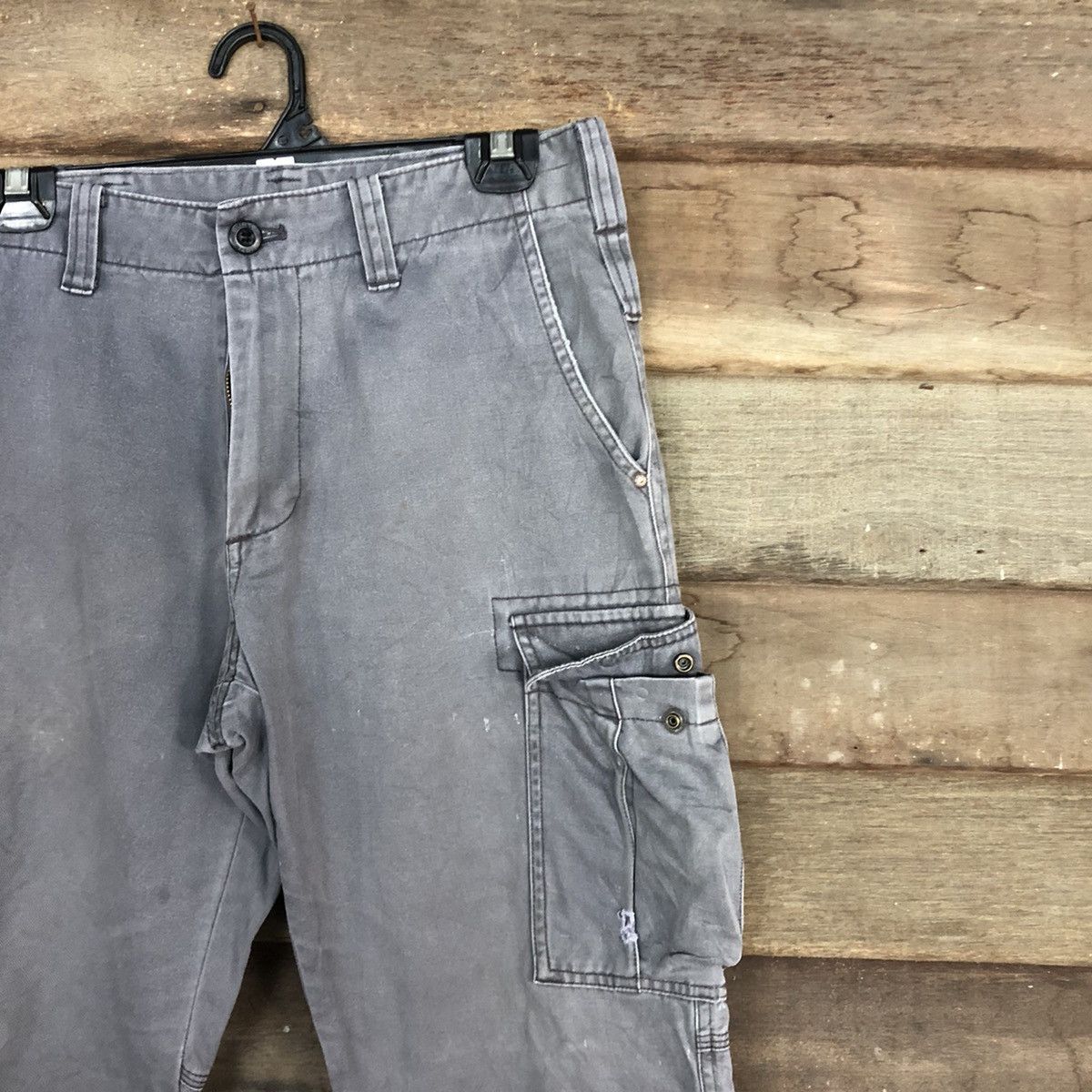 Japanese Brand DL Burtle Grey Multipocket Tactical Cargo Pants #c1002 Size US 29 - 5 Thumbnail