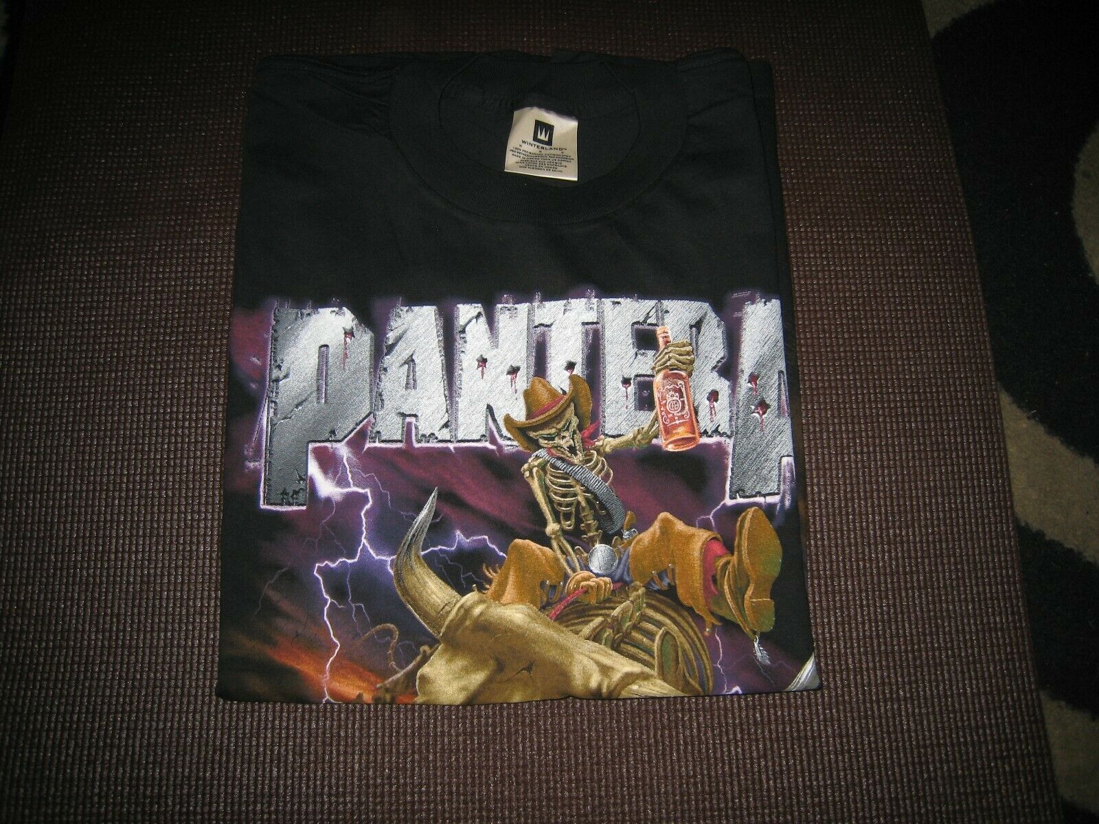 Band Tees Vintage 1999 Pantera Cowboys From Hell Shirt Size US M / EU 48-50 / 2 - 2 Thumbnail