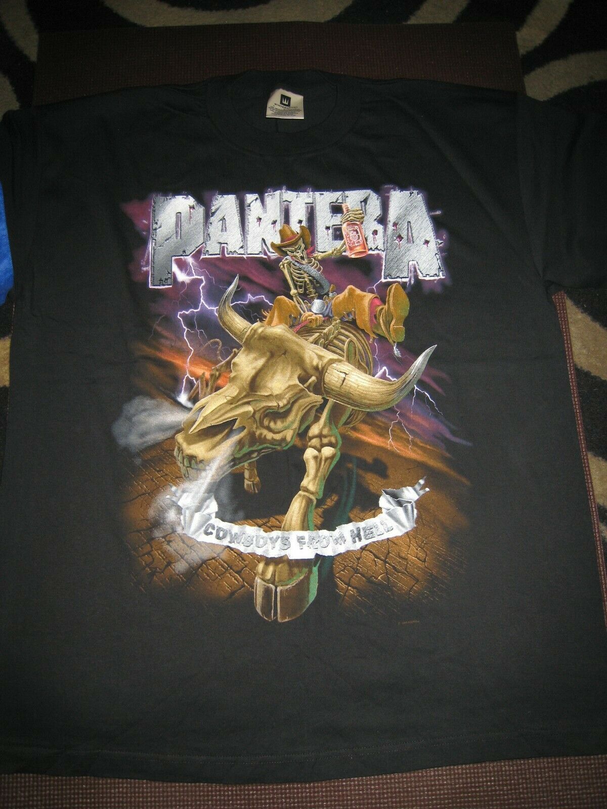 Vintage 1999 Pantera Cowboys From Hell Shirt