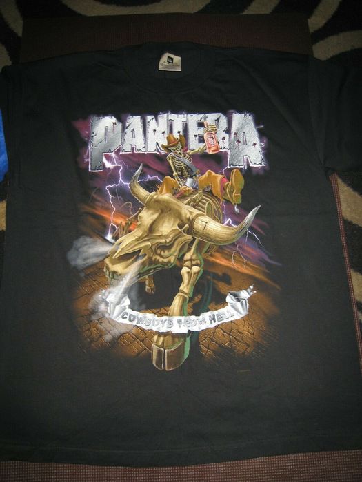 Vintage Vintage 1999 Pantera Cowboys From Hell Shirt Size US XL / EU 56 / 4 - 1 Preview