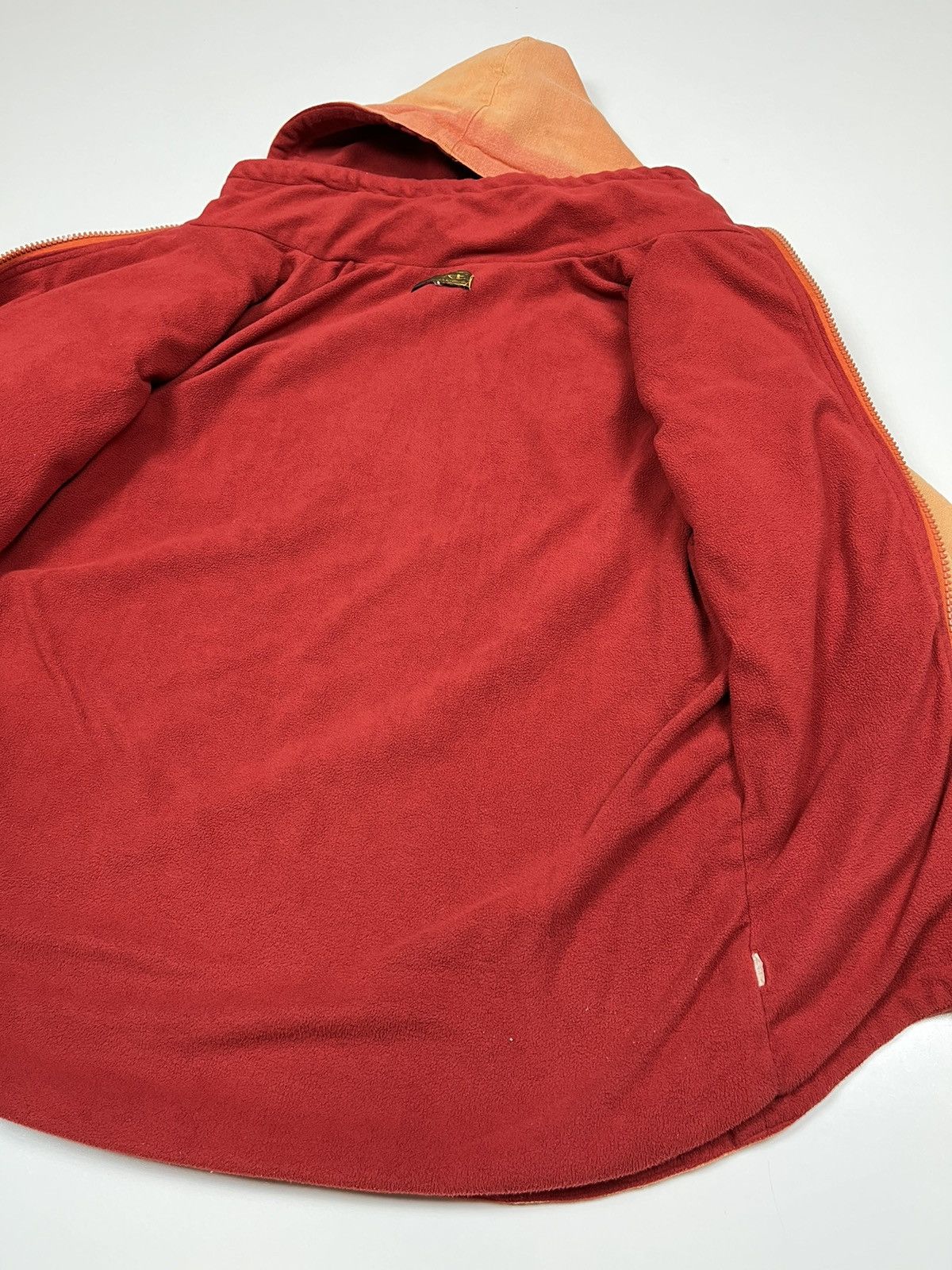 Other Vintage Asymmetrical Faded Peach Zip Hoodie Jacket Flared Size US M / EU 48-50 / 2 - 17 Thumbnail