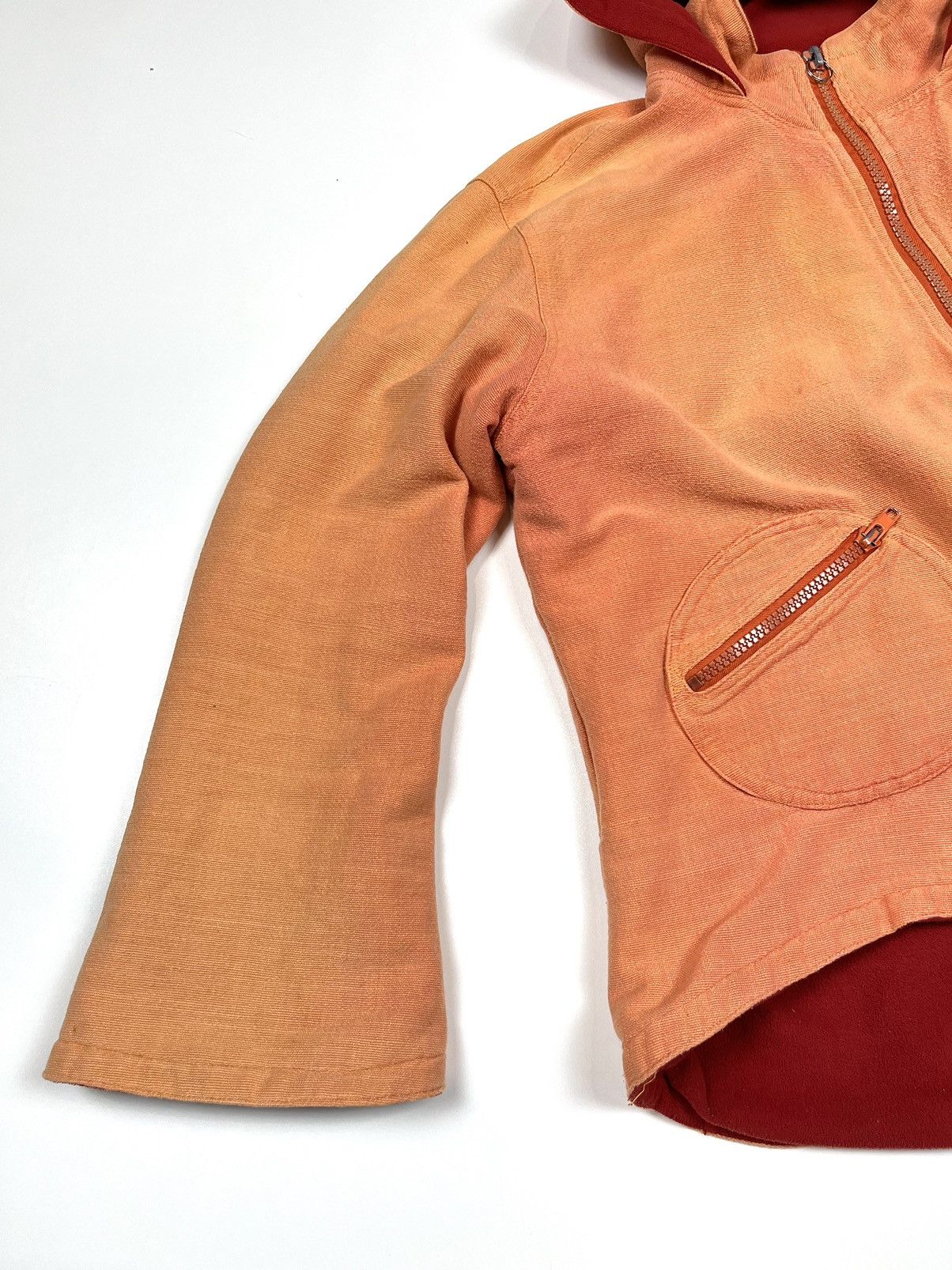 Other Vintage Asymmetrical Faded Peach Zip Hoodie Jacket Flared Size US M / EU 48-50 / 2 - 14 Thumbnail