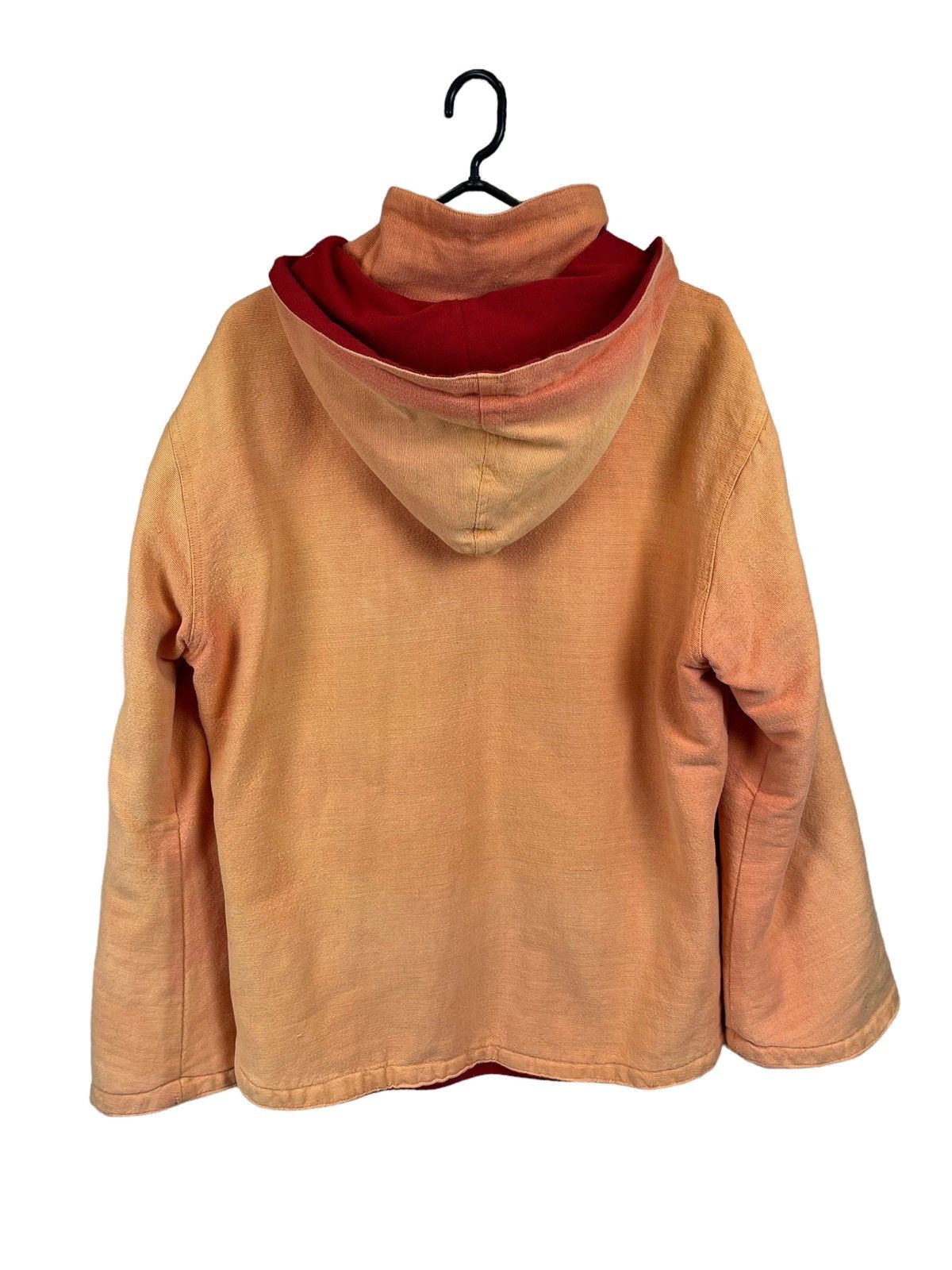 Other Vintage Asymmetrical Faded Peach Zip Hoodie Jacket Flared Size US M / EU 48-50 / 2 - 8 Thumbnail
