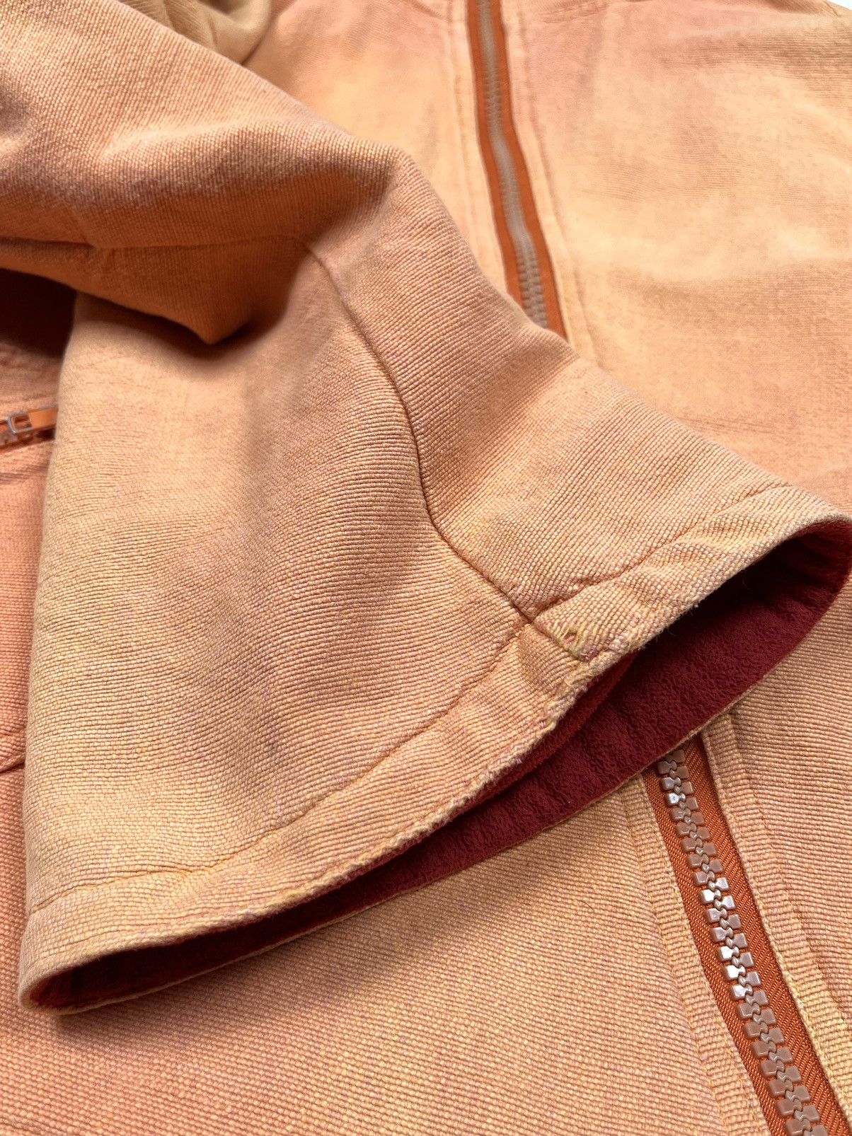 Other Vintage Asymmetrical Faded Peach Zip Hoodie Jacket Flared Size US M / EU 48-50 / 2 - 19 Thumbnail