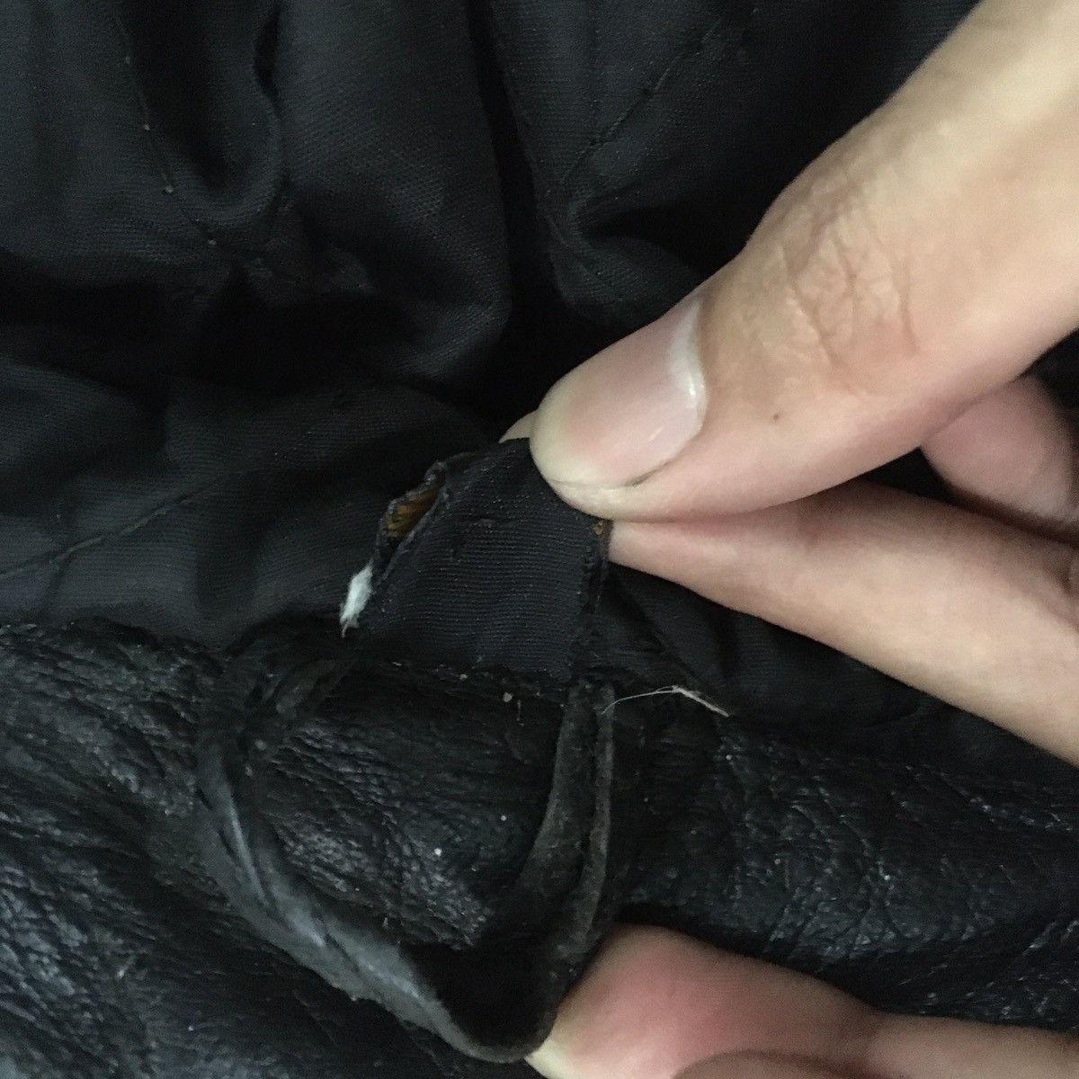 Genuine Leather Vintage Leather Jacket Double Collar Punk Style Size US S / EU 44-46 / 1 - 13 Thumbnail