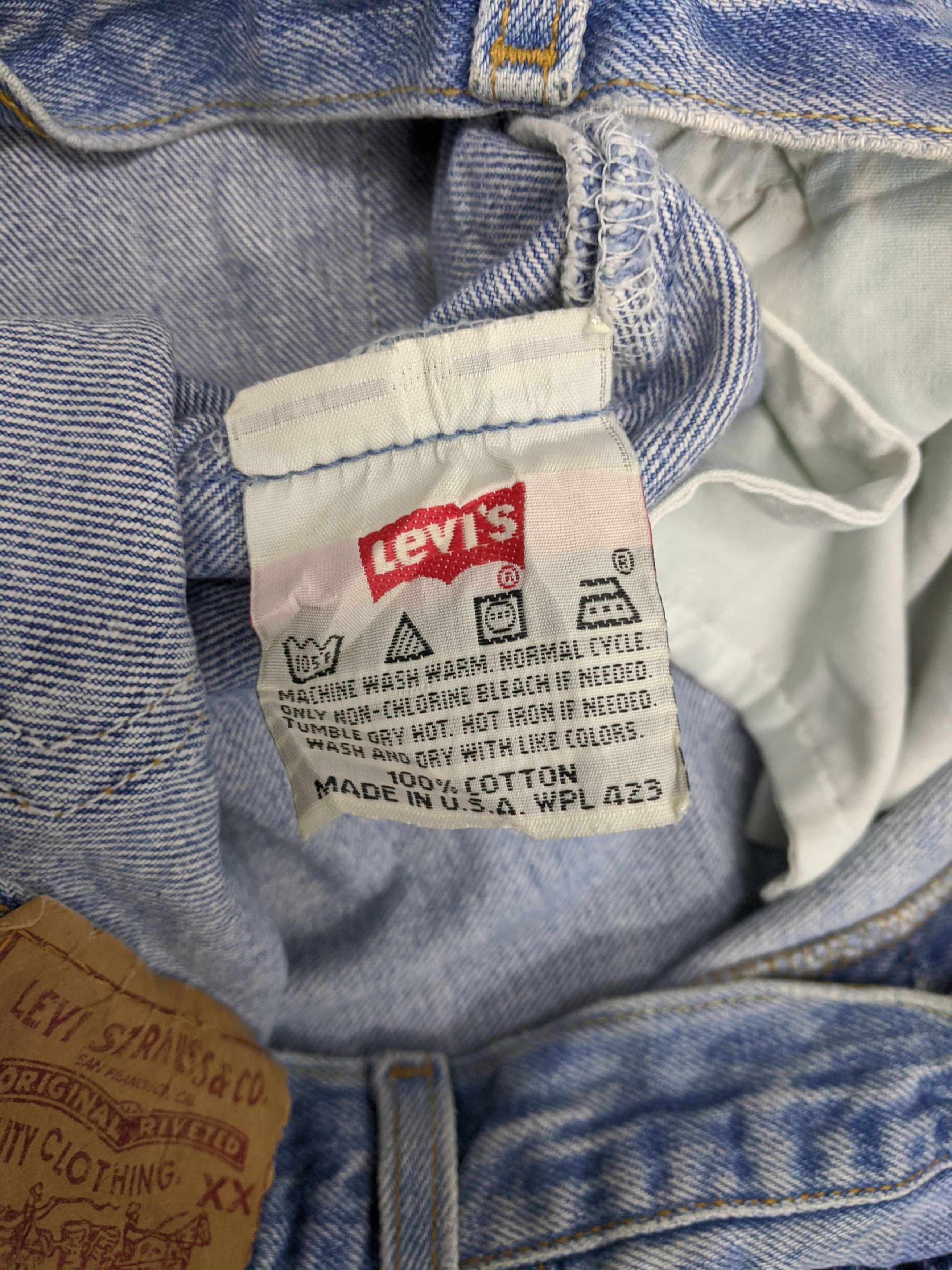 Levi's Vintage 90s Levis 501 Jeans DP0820 Size US 34 / EU 50 - 6 Thumbnail