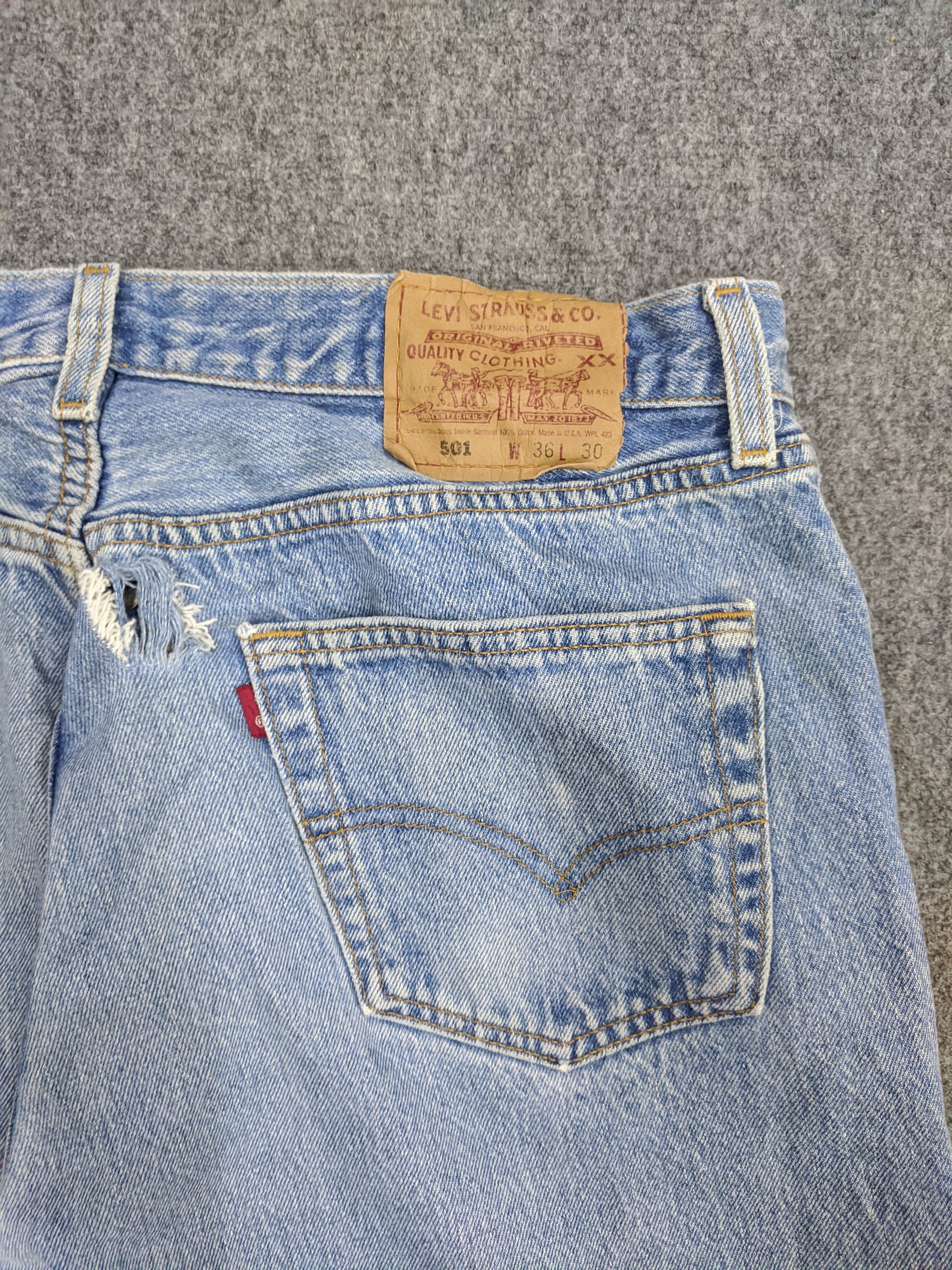 Levi's Vintage 90s Levis 501 Jeans DP0820 Size US 34 / EU 50 - 11 Thumbnail