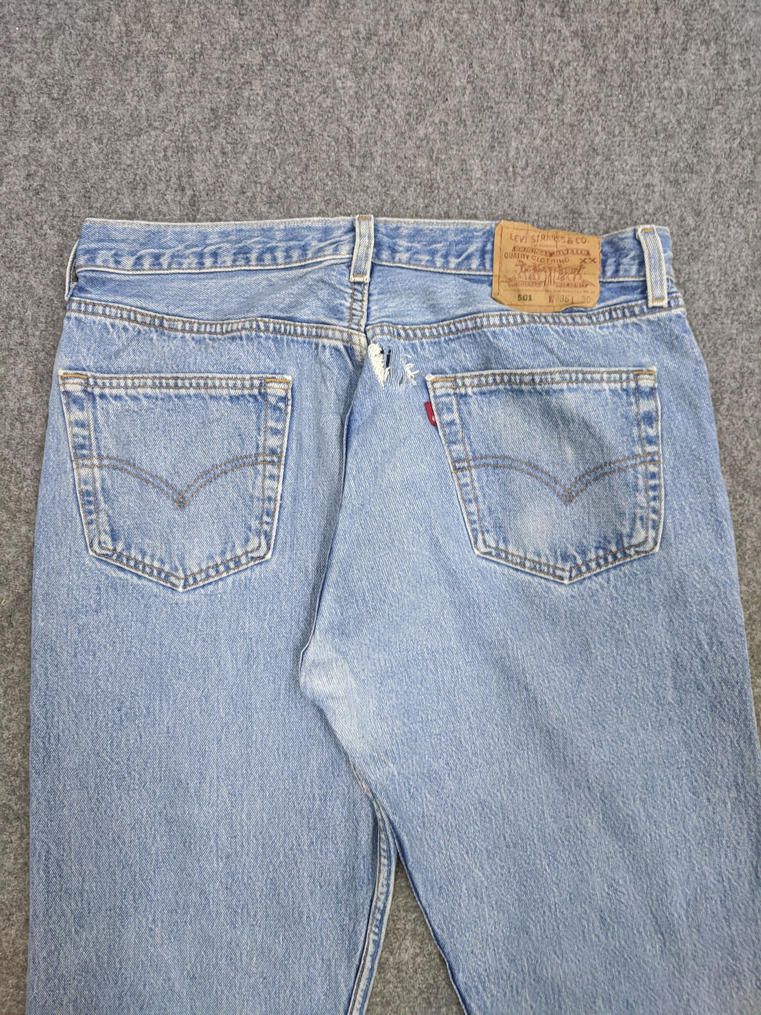Levi's Vintage 90s Levis 501 Jeans DP0820 Size US 34 / EU 50 - 4 Thumbnail