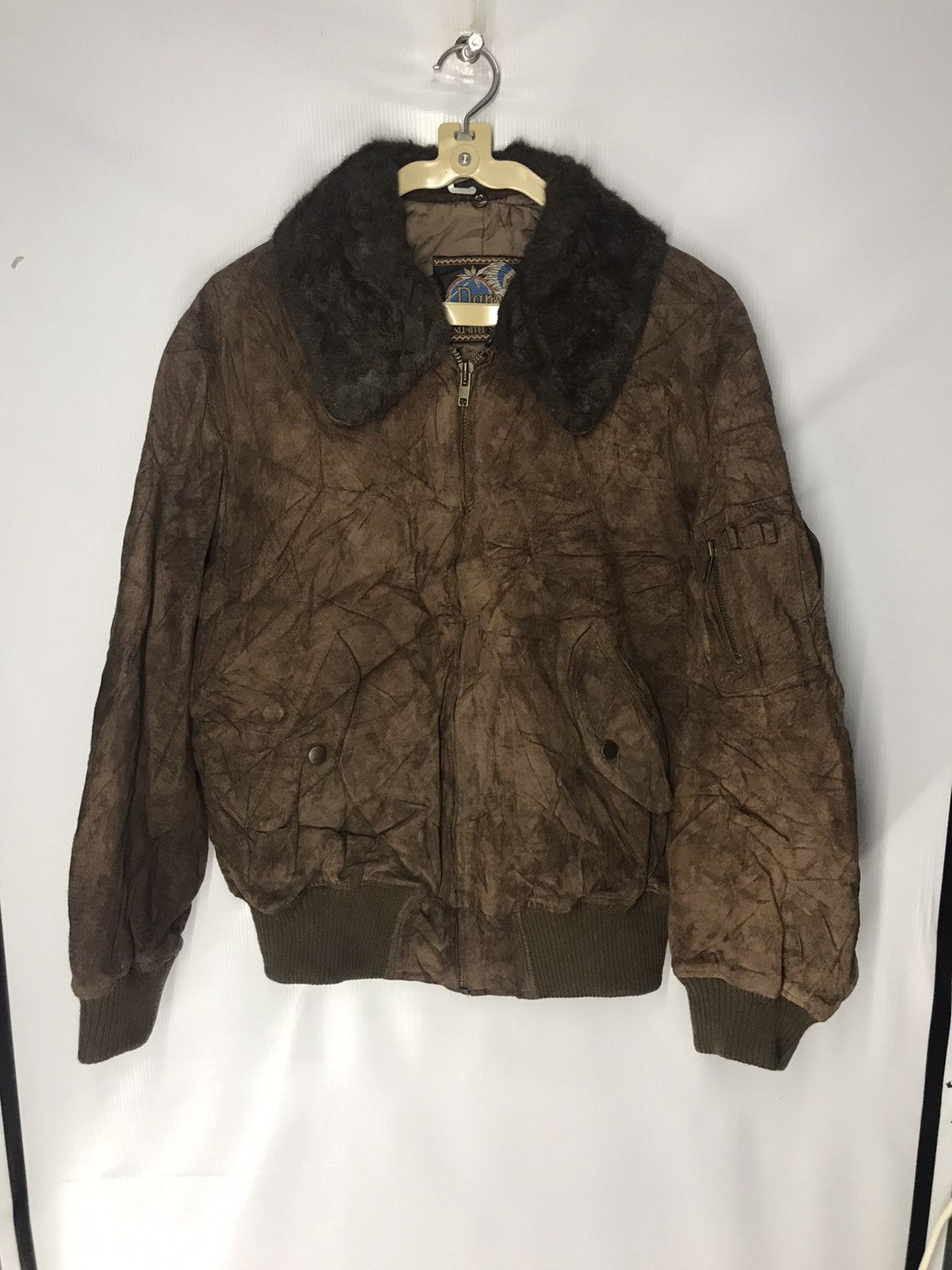 Leather × Vintage Flight Leather zipper jacket by Dgrace Size US M / EU 48-50 / 2 - 8 Thumbnail