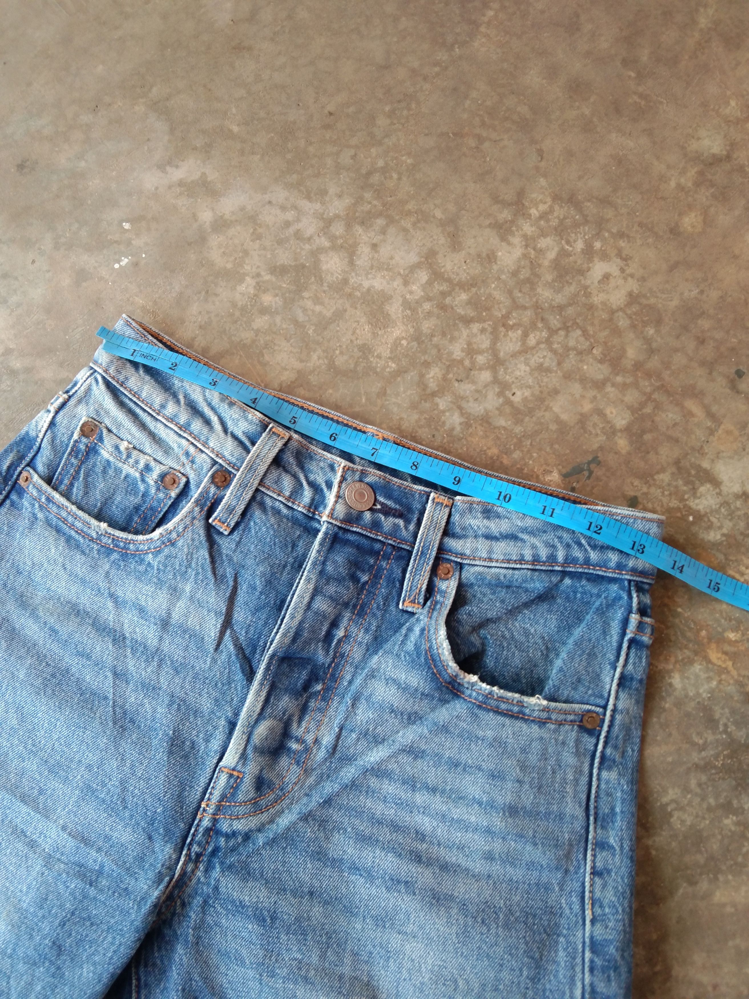 Levi's Vintage Levi's 501 Skinny Distressed Jeans 26x29 Size US 26 / EU 42 - 8 Thumbnail