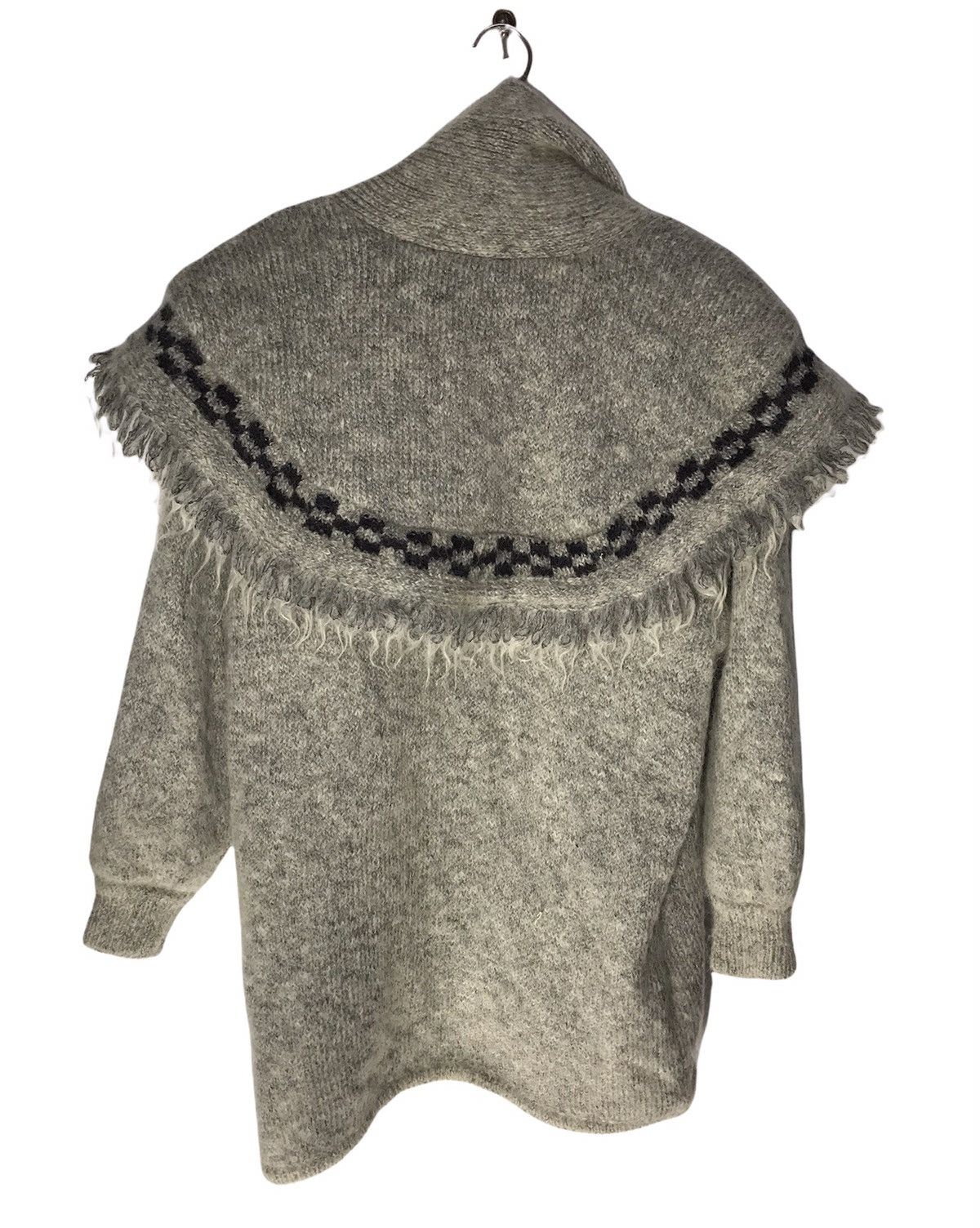 Designer Mohair button cardigan by cokett collection Size US L / EU 52-54 / 3 - 2 Thumbnail
