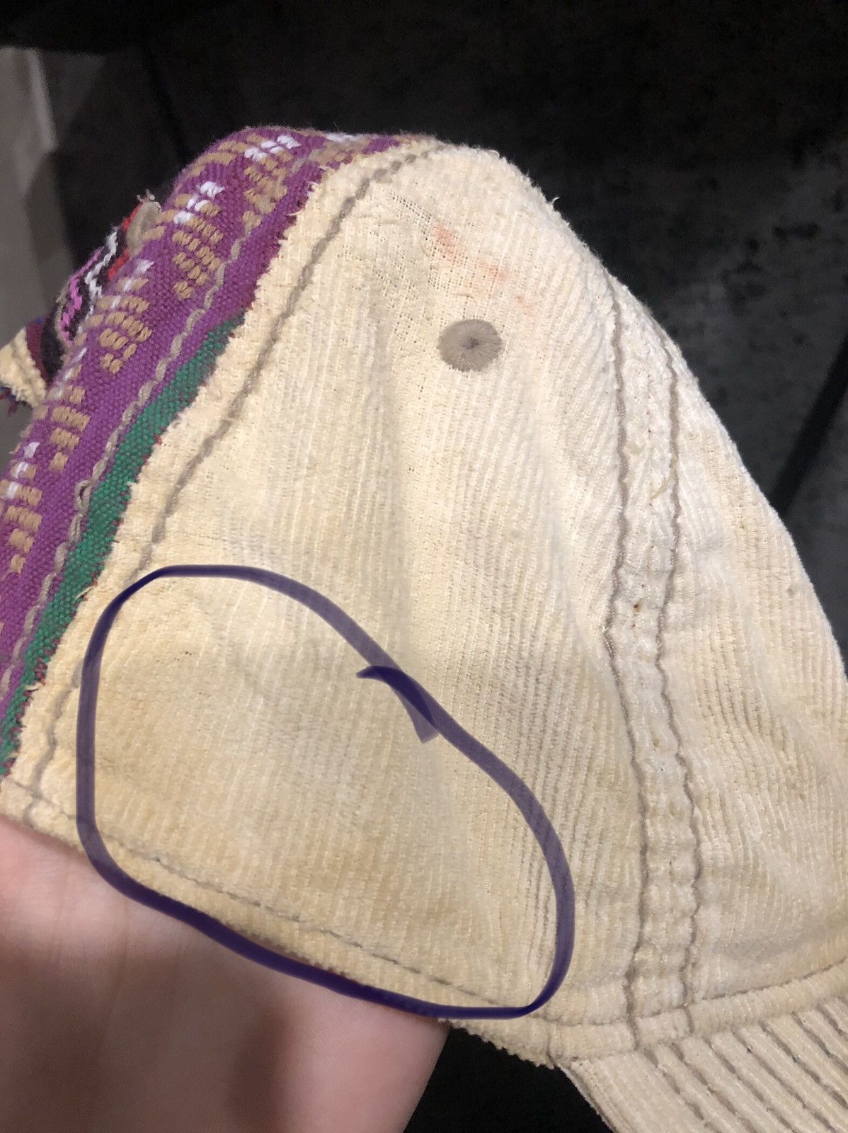 True Religion True Religion distressed corduroy cap Size ONE SIZE - 4 Thumbnail