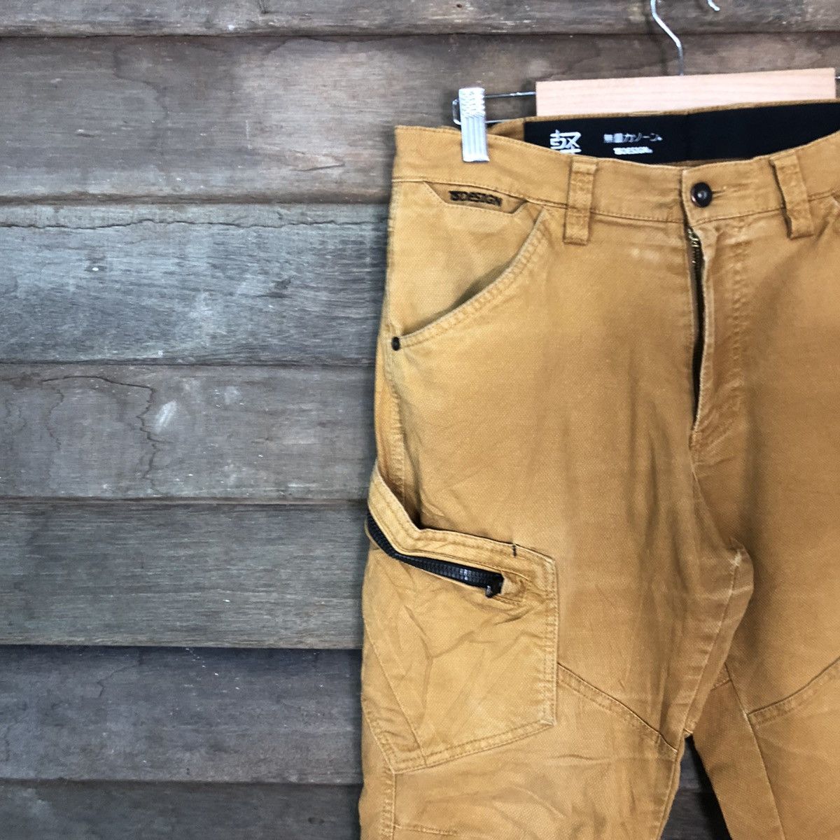 Japanese Brand DL TS Design Brown Multipocket Tactical Cargo Pants #c1003 Size US 30 / EU 46 - 6 Thumbnail