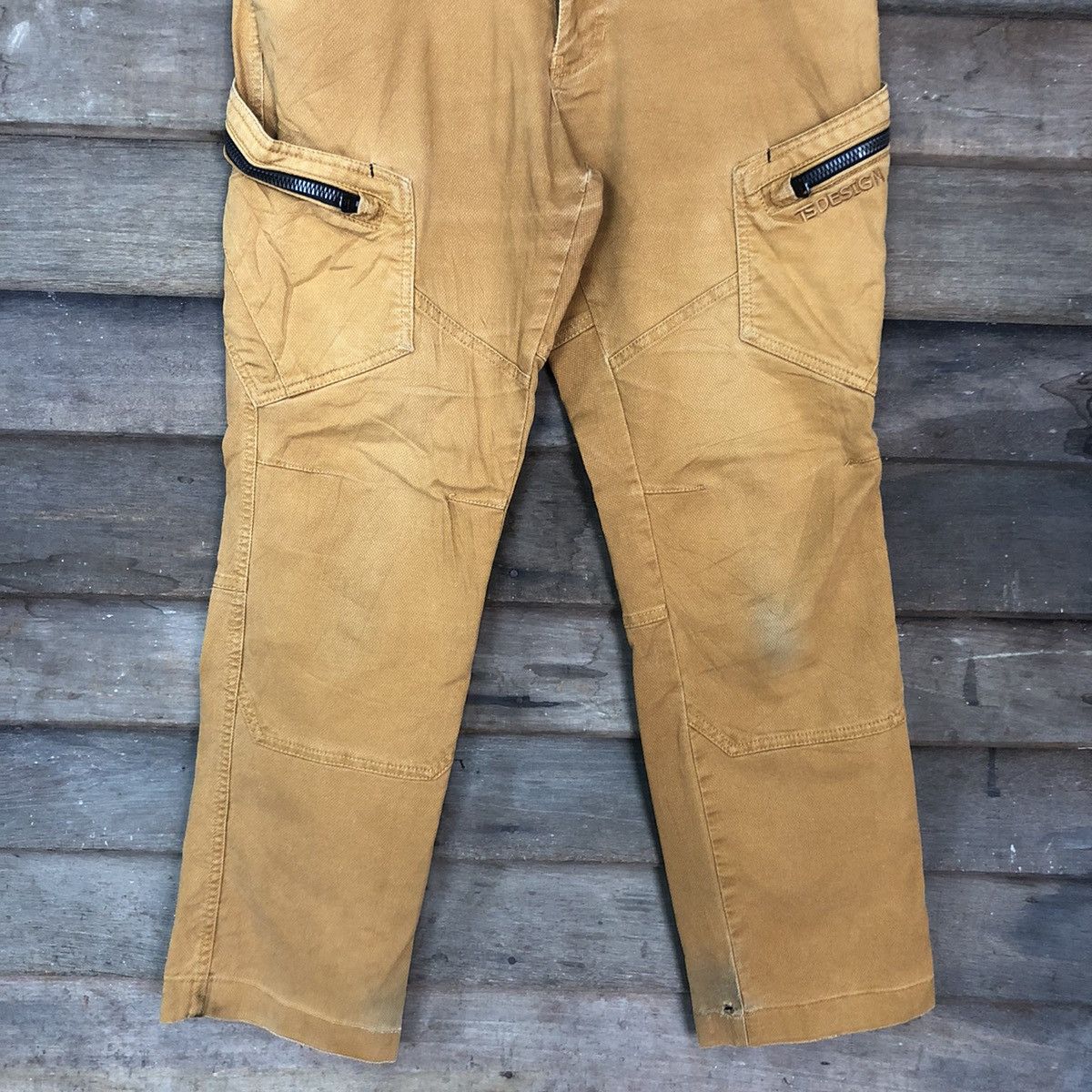 Japanese Brand DL TS Design Brown Multipocket Tactical Cargo Pants #c1003 Size US 30 / EU 46 - 3 Thumbnail