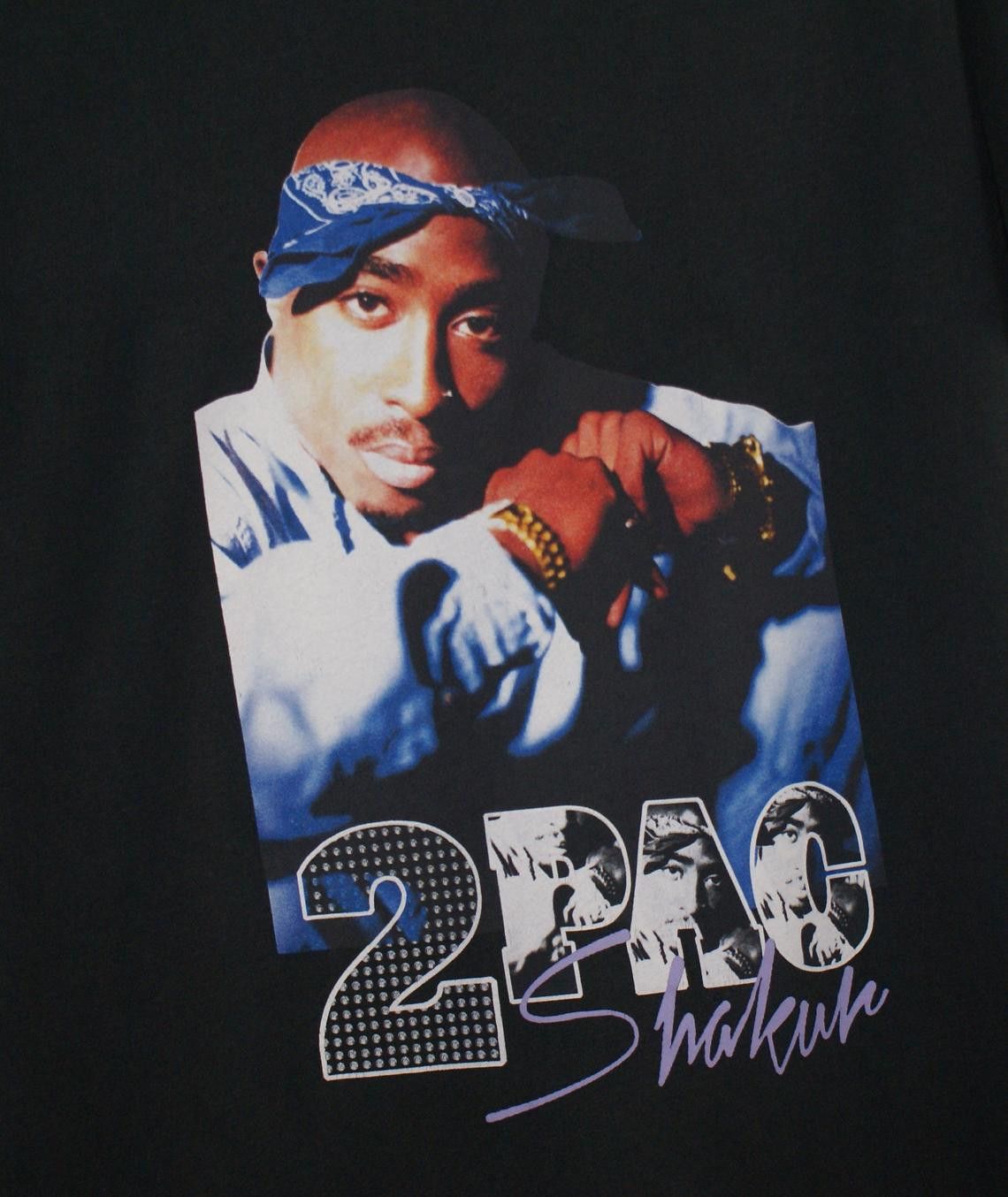 Band Tees Tupac Shakur T-shirt, 2Pac shirt, Vintage Band t-shirt, Size US XXS / EU 40 - 3 Thumbnail