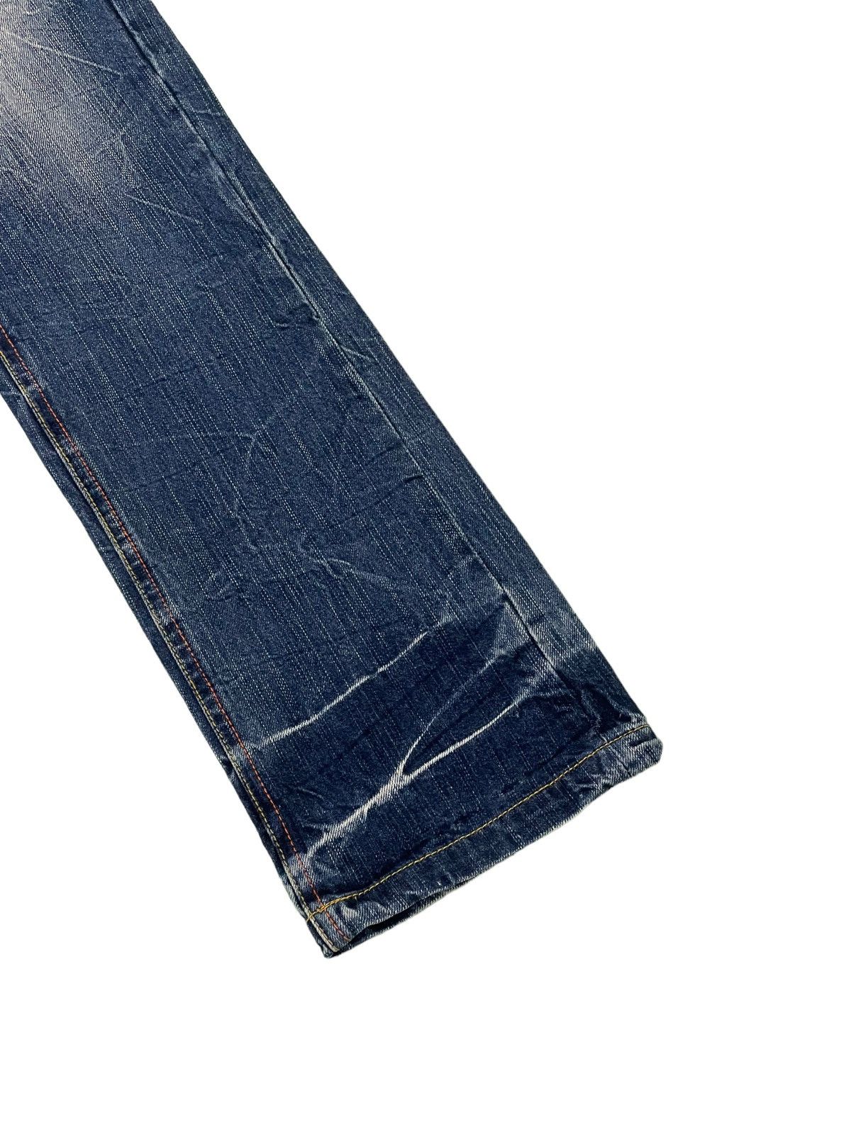 Japanese Brand Acid Wash Jeans Blow by Blue Regular Straight 4🟦3 Size US 29 - 4 Thumbnail