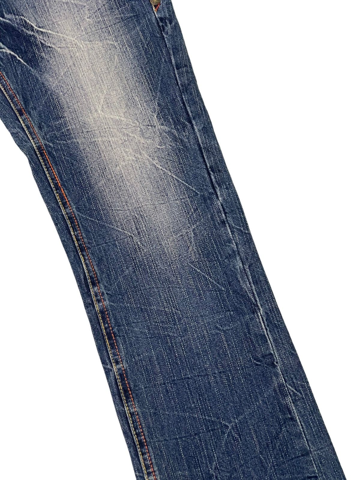Japanese Brand Acid Wash Jeans Blow by Blue Regular Straight 4🟦3 Size US 29 - 7 Thumbnail