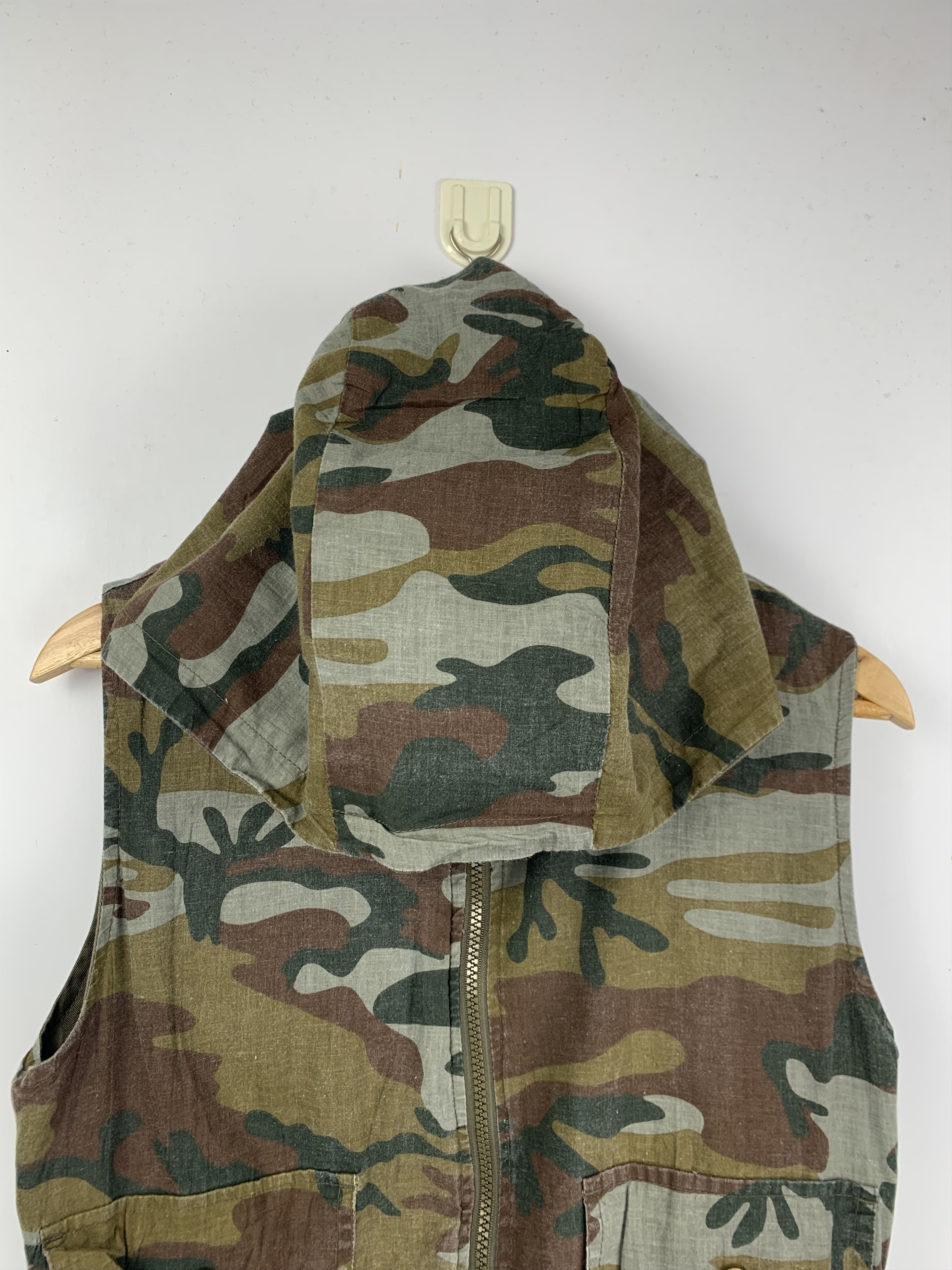 Japanese Brand Vintage SHC Military Reversible Duck Canvas Vest Size US M / EU 48-50 / 2 - 2 Thumbnail