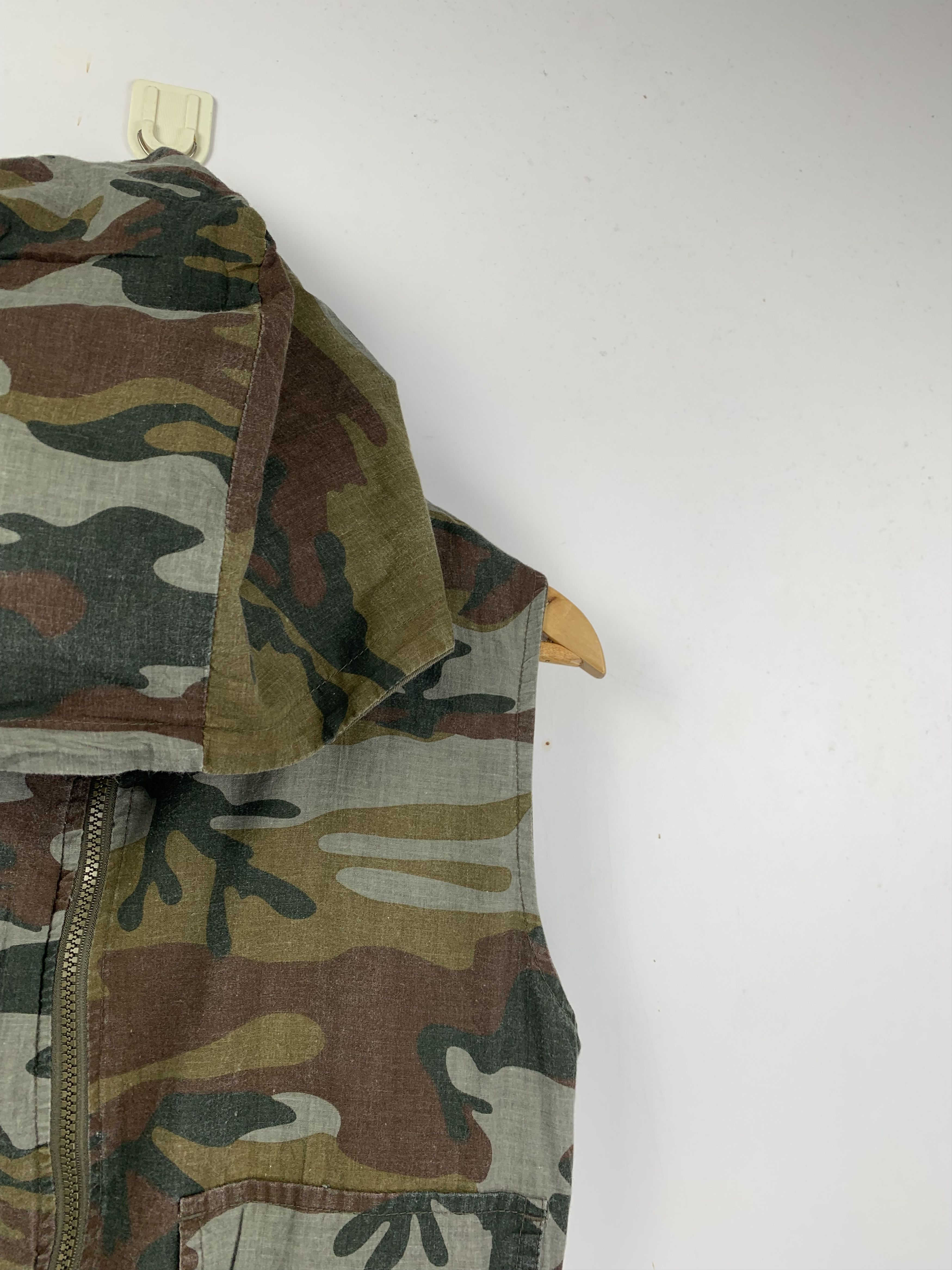 Japanese Brand Vintage SHC Military Reversible Duck Canvas Vest Size US M / EU 48-50 / 2 - 6 Thumbnail