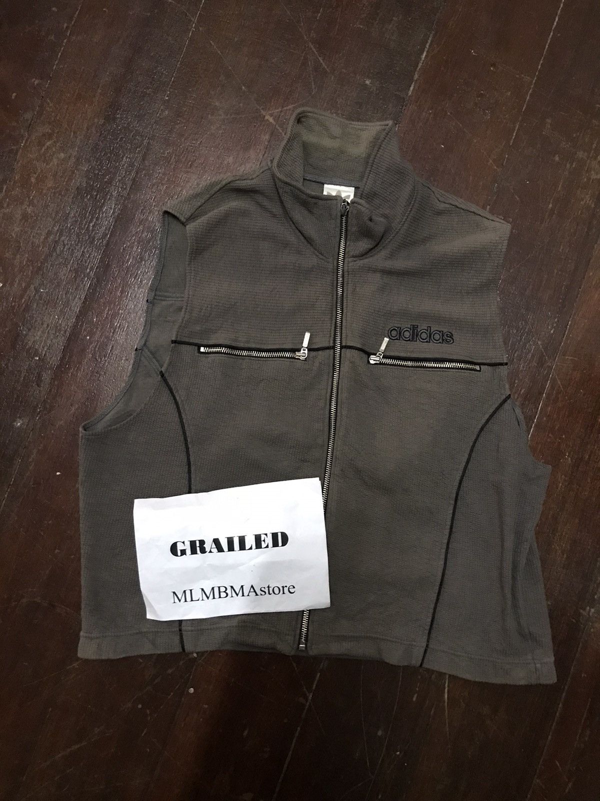 Adidas × Descente × Vintage Vintage adidas sleeveless zipper Size US M / EU 48-50 / 2 - 1 Thumbnail