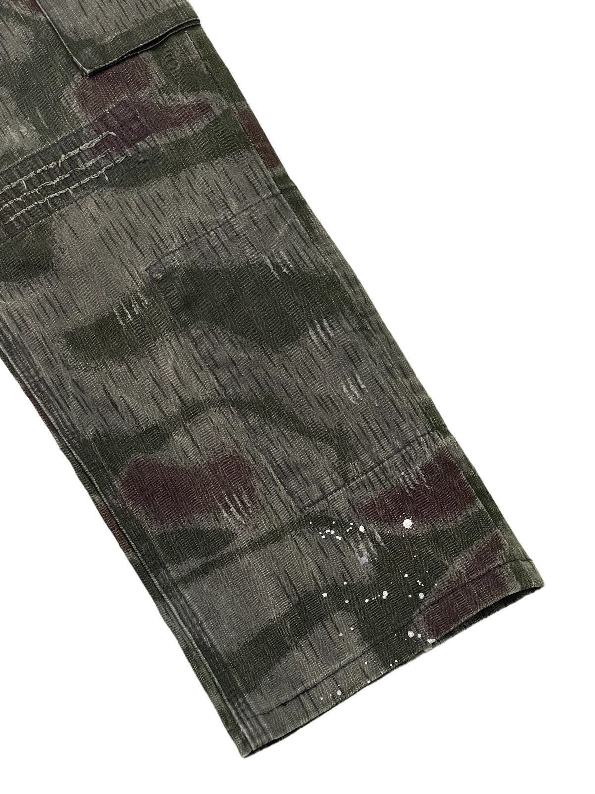 Japanese Brand Double Waist Cargo Camo Power to the People Tapered 3🟦8 Size US 32 / EU 48 - 4 Thumbnail
