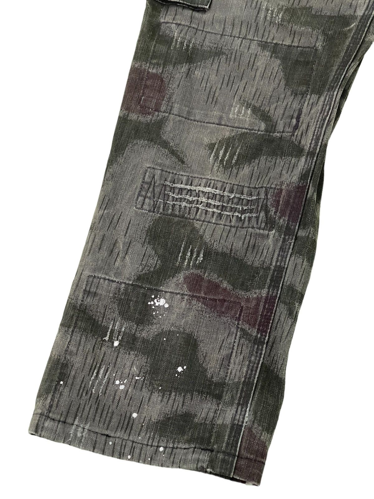 Japanese Brand Double Waist Cargo Camo Power to the People Tapered 3🟦8 Size US 32 / EU 48 - 5 Thumbnail