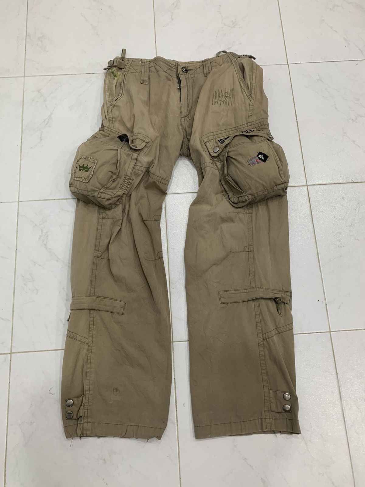 Quiksilver Quicksilver Multipocket Cargo Pants Size US 34 / EU 50 - 2 Thumbnail