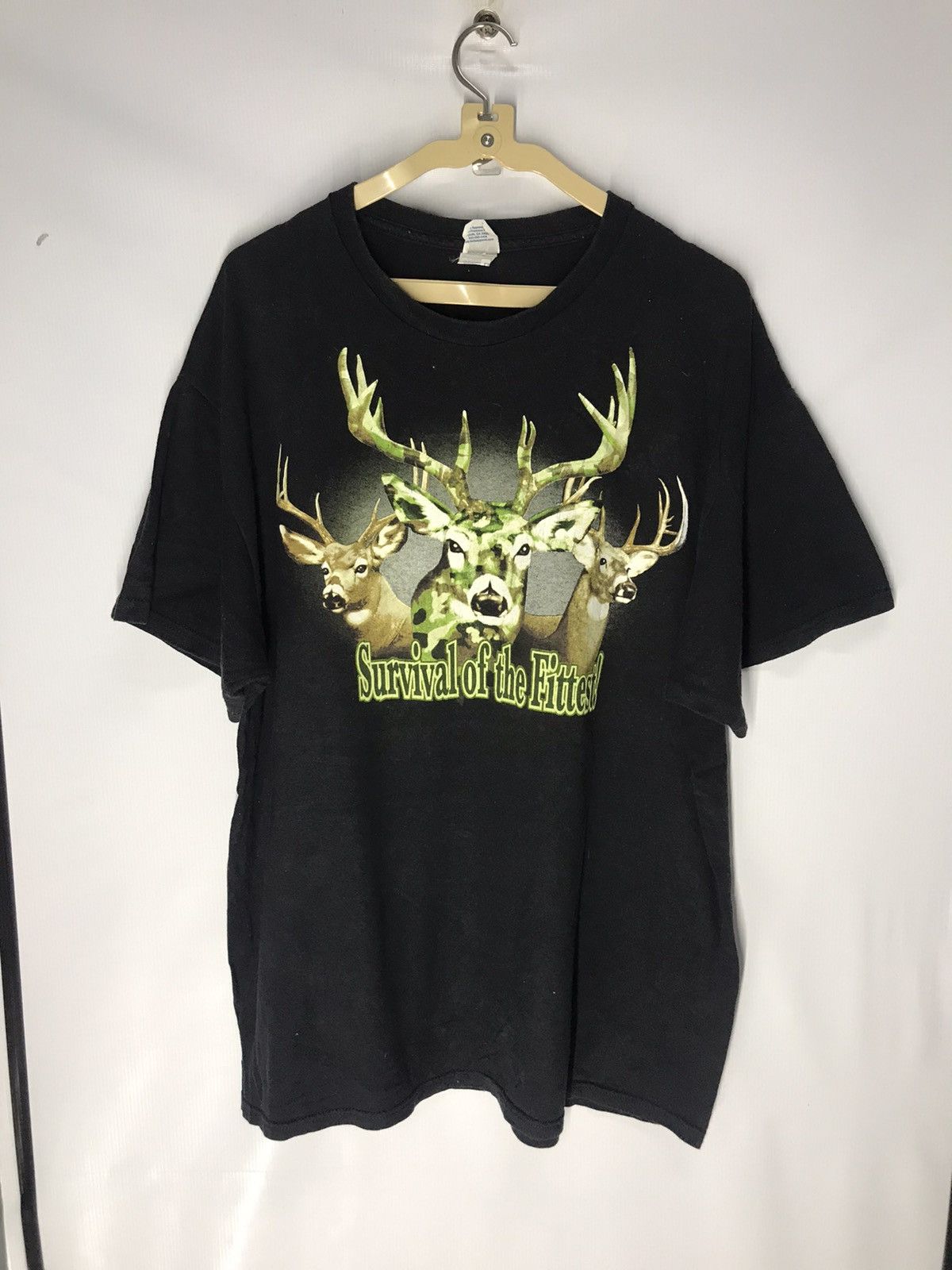 Vintage Survival of the fittest tshirt Size US XL / EU 56 / 4 - 6 Thumbnail