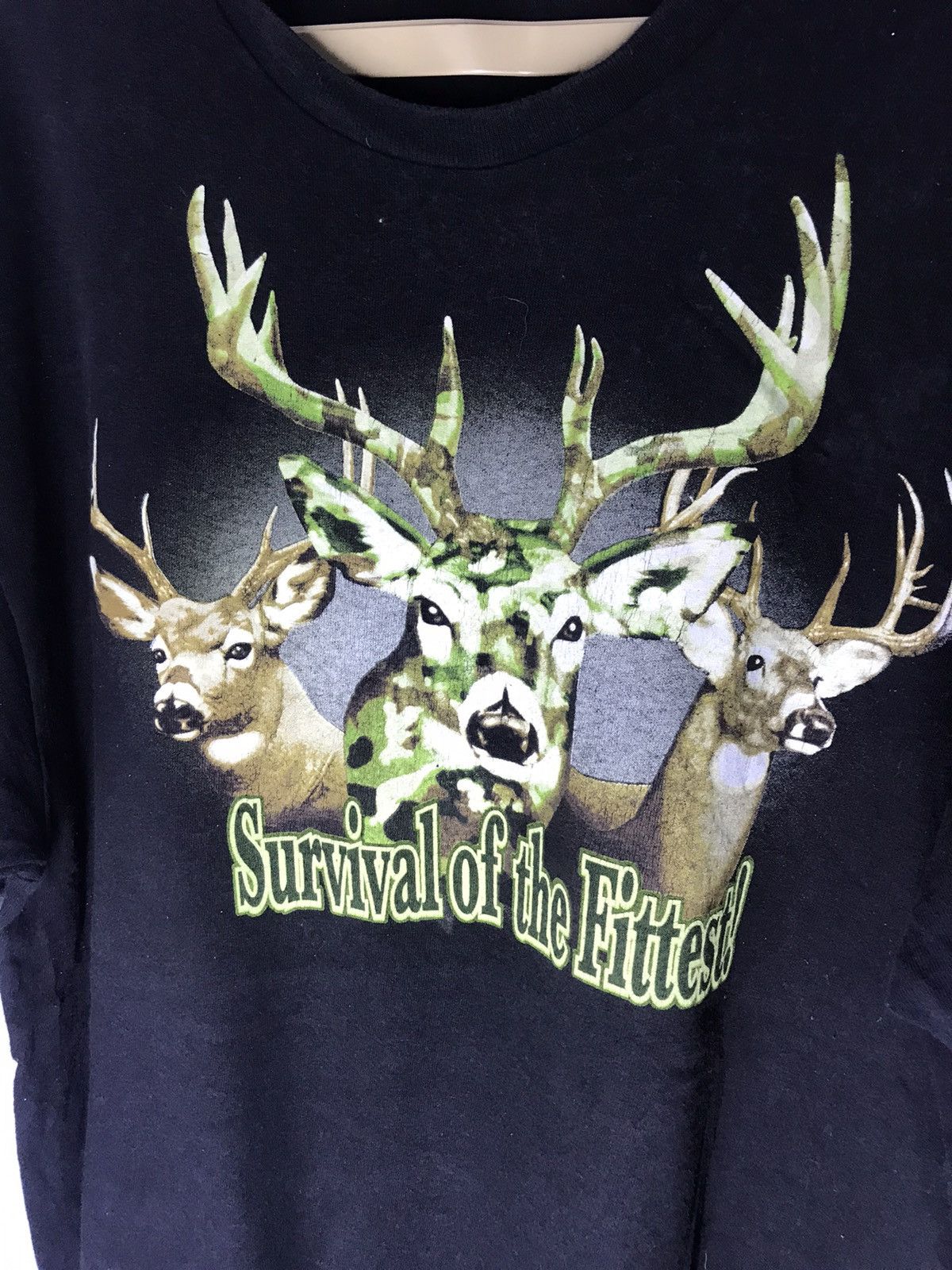 Vintage Survival of the fittest tshirt Size US XL / EU 56 / 4 - 5 Thumbnail