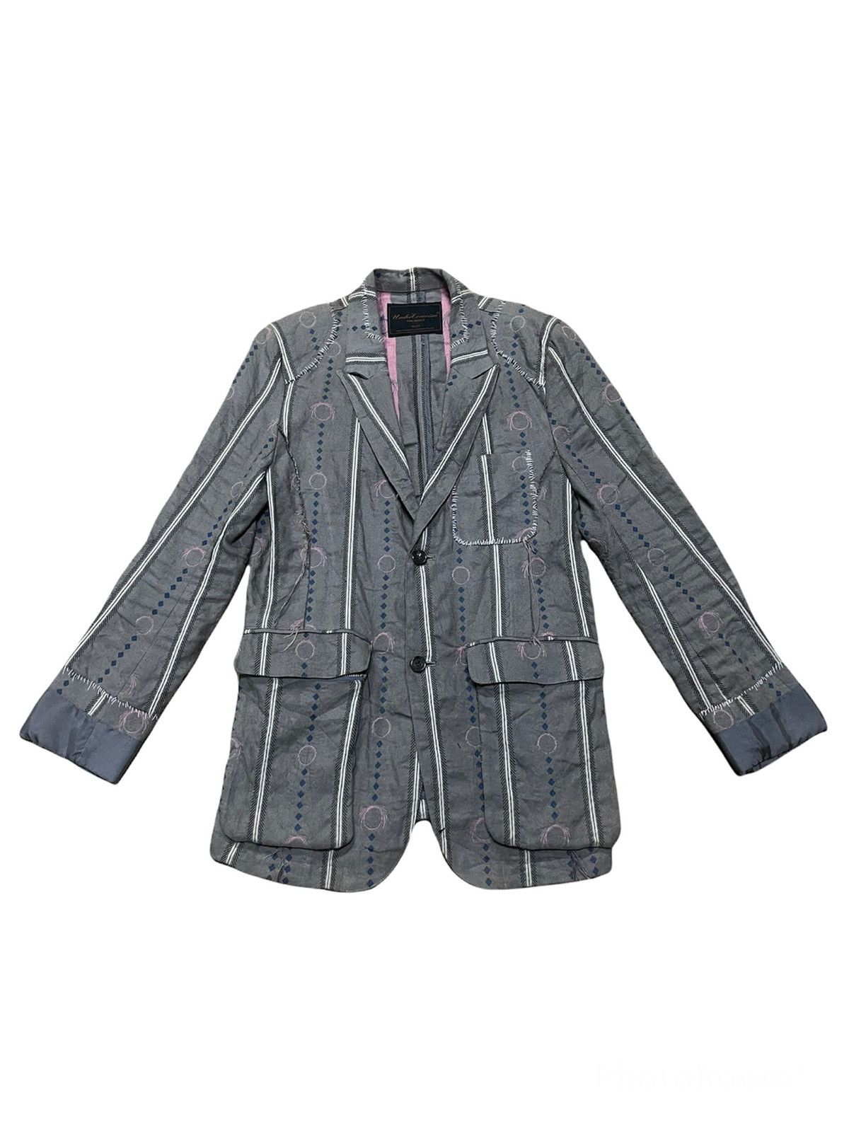 Jun Takahashi 🚀RARE 🔥SS03 “SCAB” FRINGE SUIT PATCHED UNDERCOVER Size US M / EU 48-50 / 2 - 1 Thumbnail
