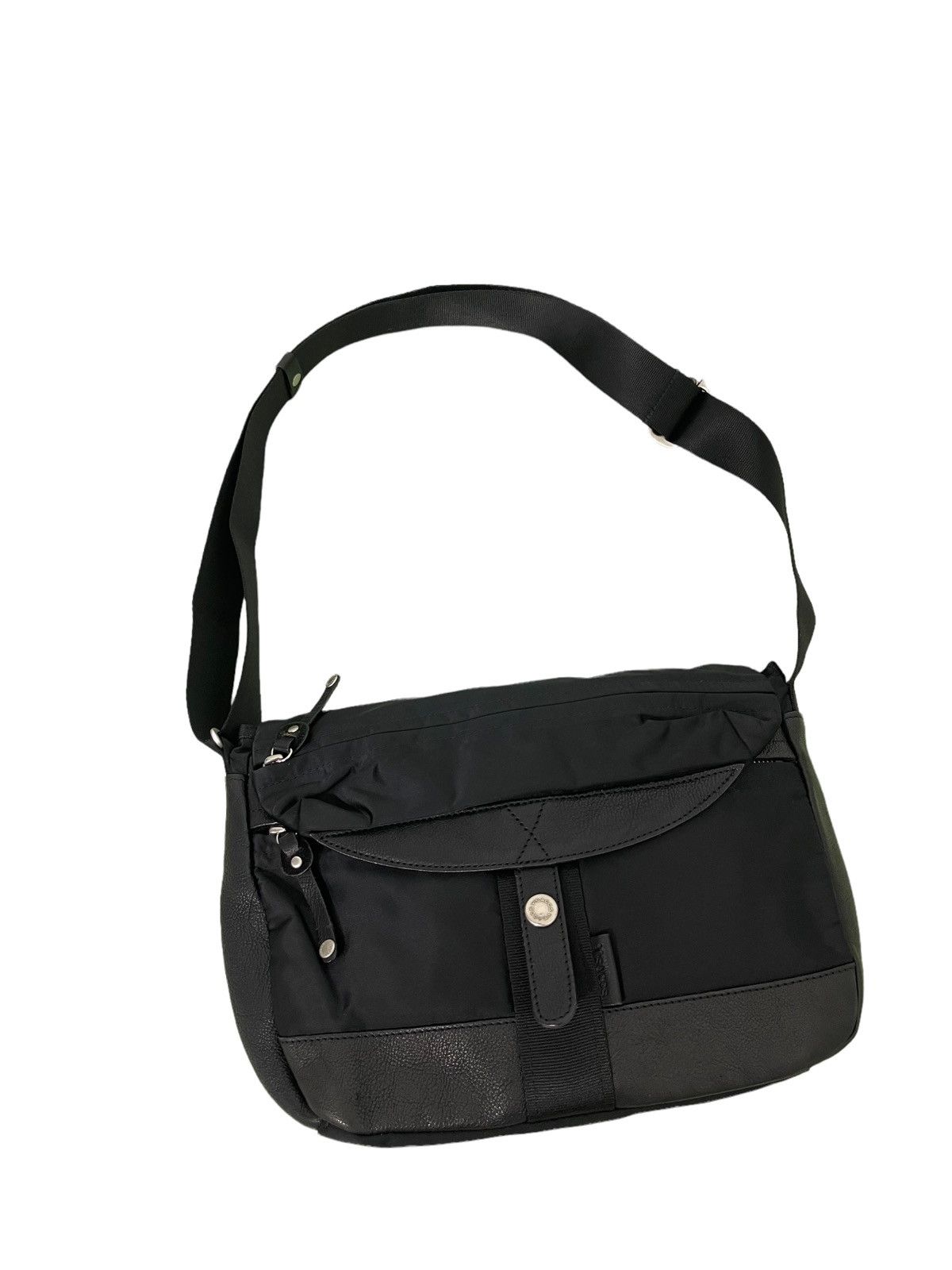 Yohji Yamamoto Y’saccs Yohji Yamamoto Sling Bag Nylon+Leather Size ONE SIZE - 1 Thumbnail