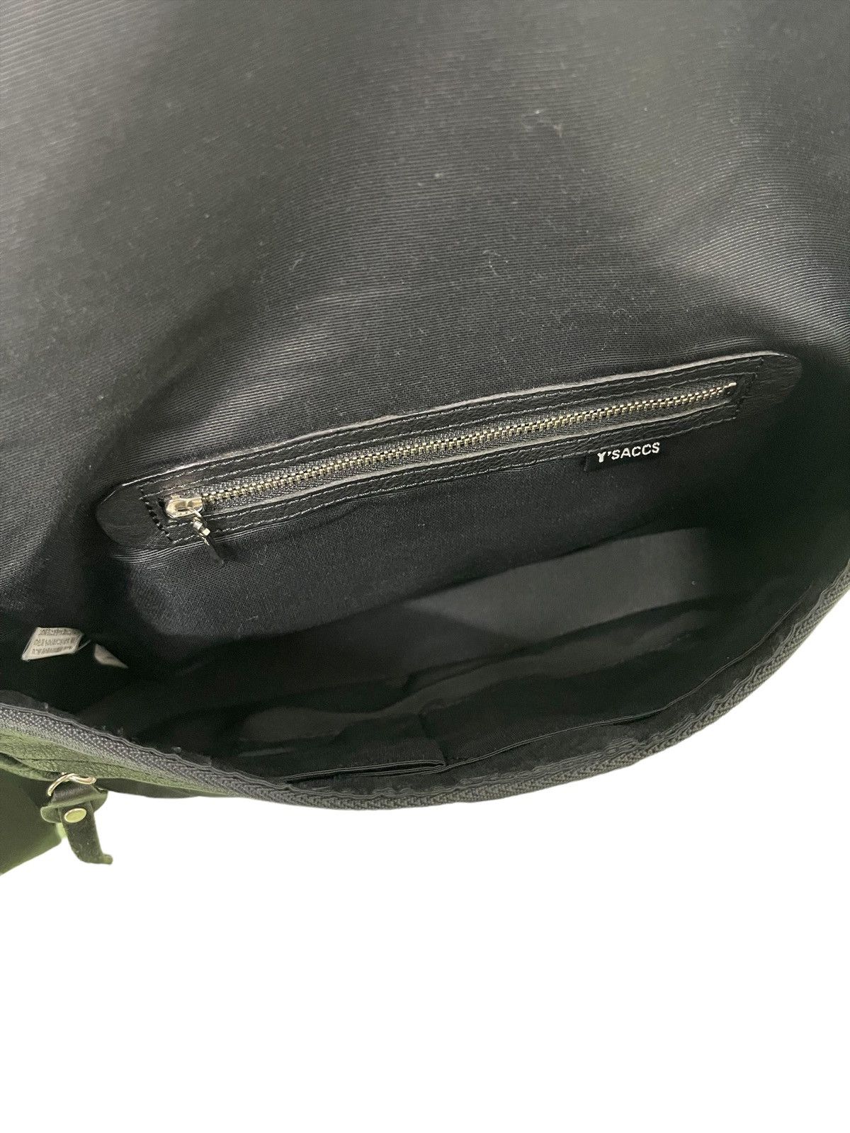 Yohji Yamamoto Y’saccs Yohji Yamamoto Sling Bag Nylon+Leather Size ONE SIZE - 7 Thumbnail