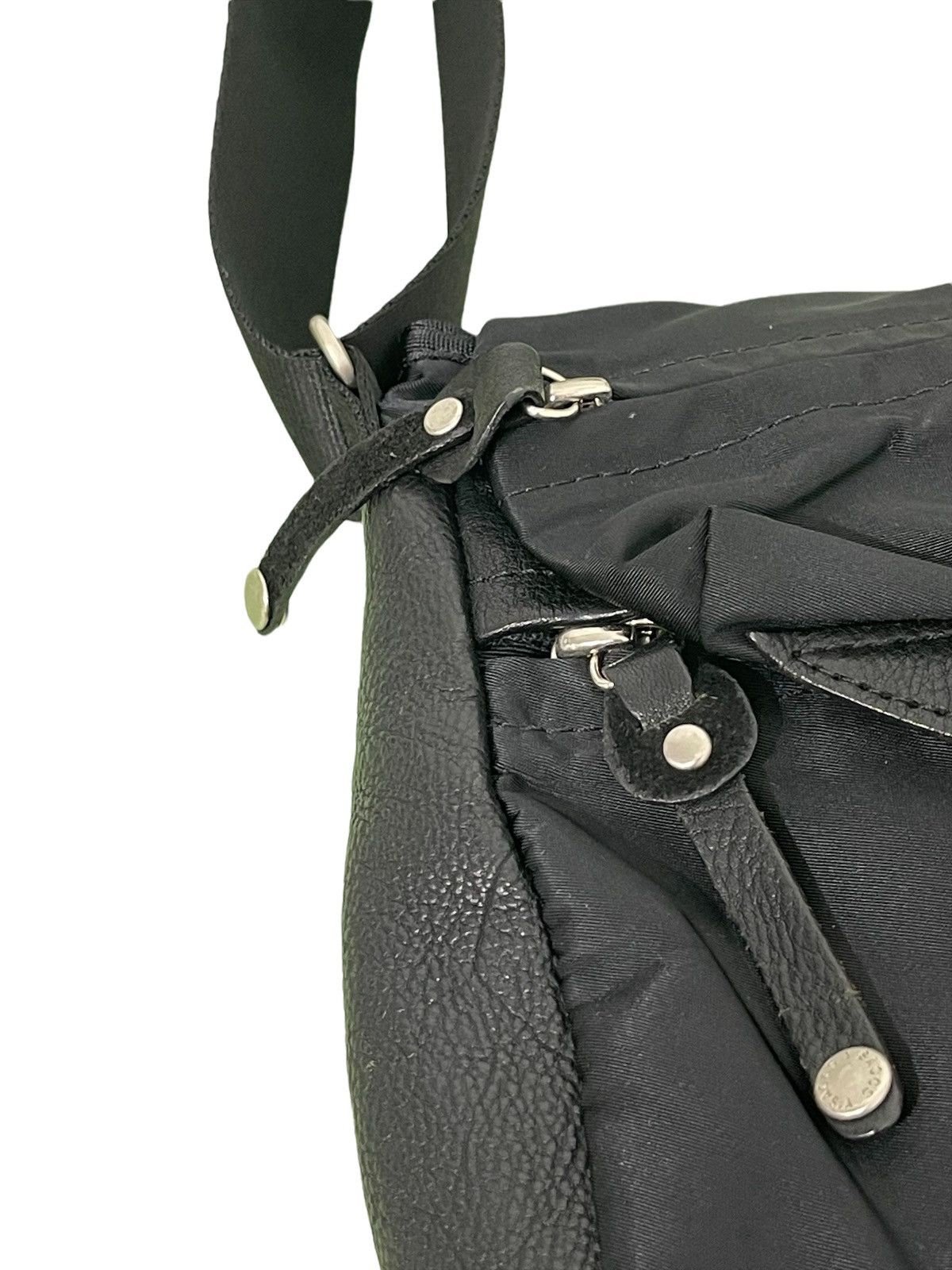 Yohji Yamamoto Y’saccs Yohji Yamamoto Sling Bag Nylon+Leather Size ONE SIZE - 3 Thumbnail