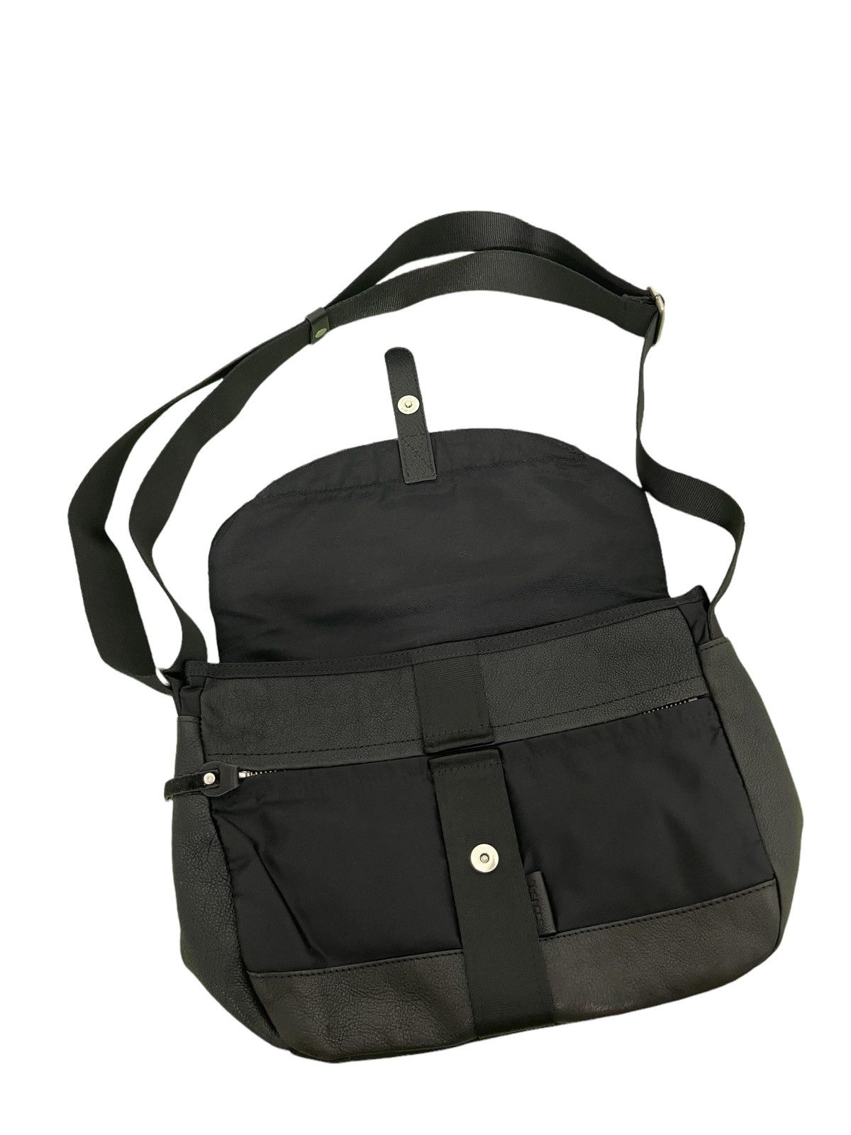 Yohji Yamamoto Y’saccs Yohji Yamamoto Sling Bag Nylon+Leather Size ONE SIZE - 6 Thumbnail
