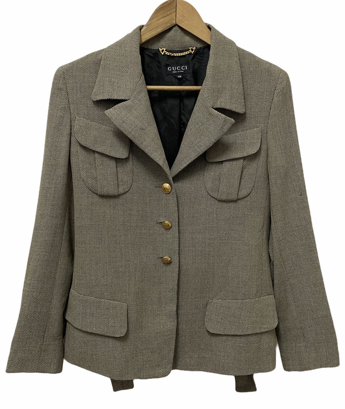 Gucci GUCCI CLASSIC LUXURY JACKET Size S / US 4 / IT 40 - 1 Thumbnail