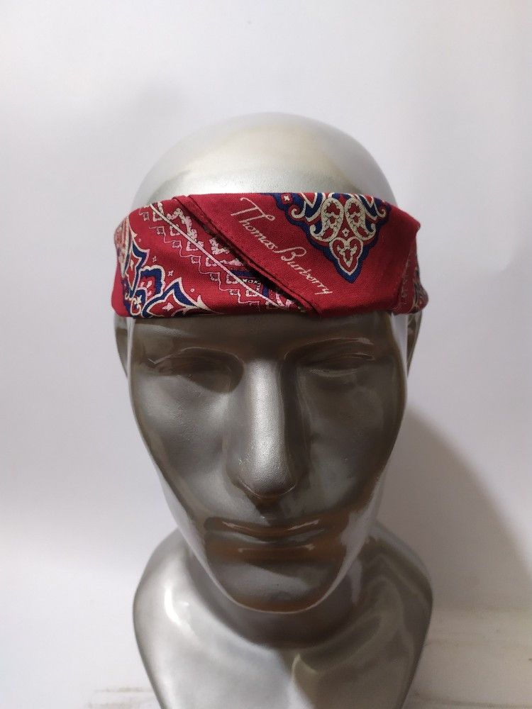 Burberry Thomas Burberry Bandana Handkerchief Headband Masked Size ONE SIZE - 1 Thumbnail