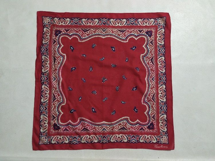 Burberry Thomas Burberry Bandana Handkerchief Headband Masked Size ONE SIZE - 8 Thumbnail