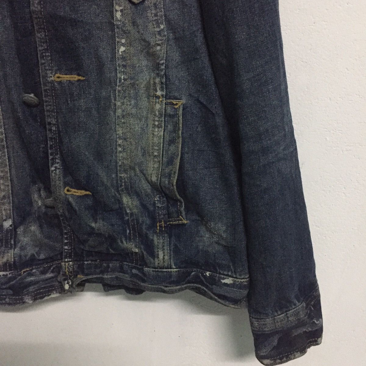 JACKROSE Distressed Jackrose Denim Jacket For Toughness Life Size US L / EU 52-54 / 3 - 5 Thumbnail