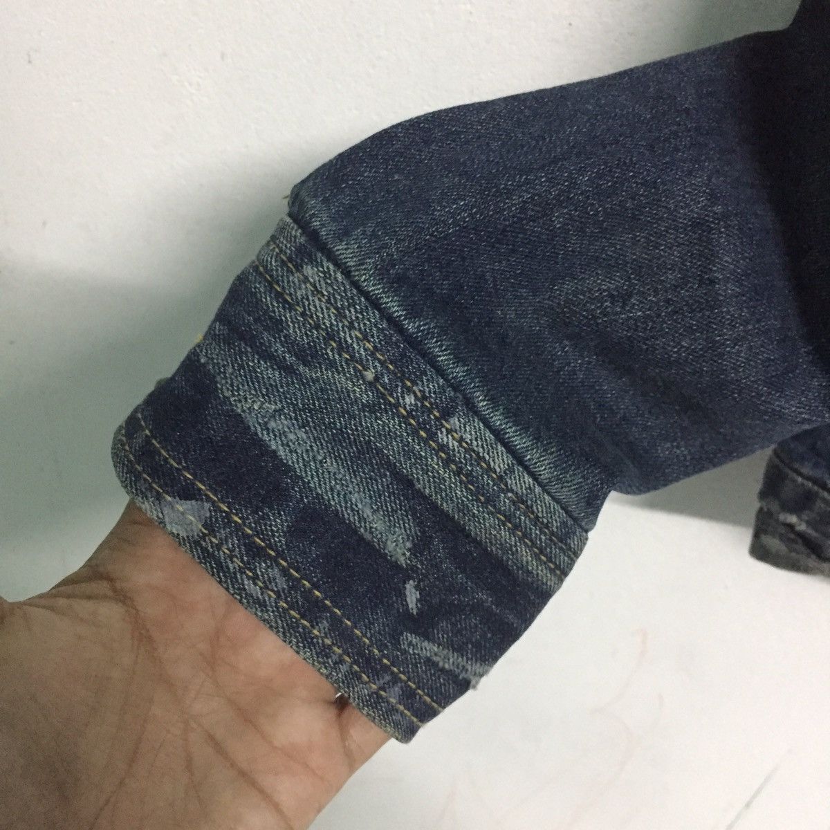 JACKROSE Distressed Jackrose Denim Jacket For Toughness Life Size US L / EU 52-54 / 3 - 9 Thumbnail