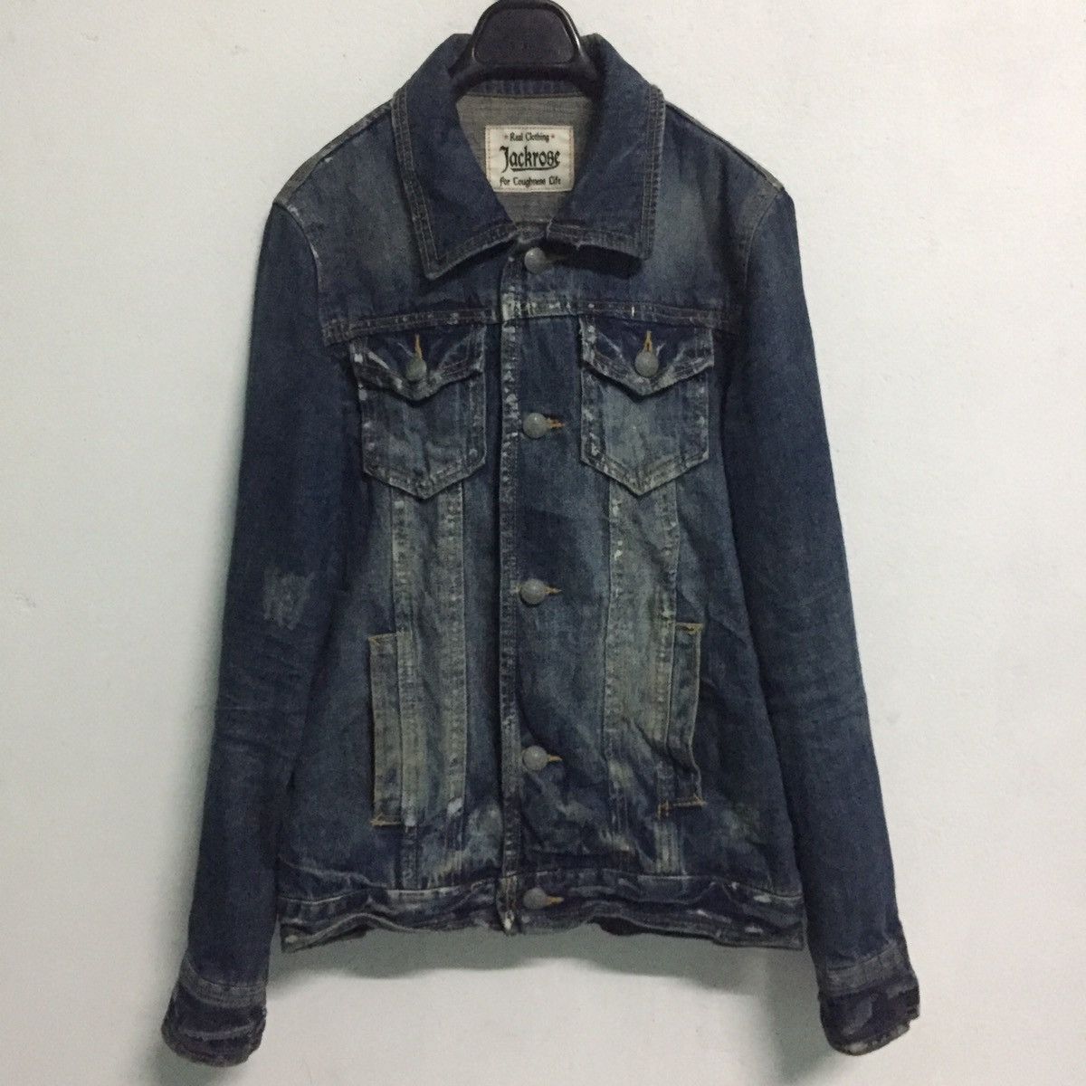 Denim Jacket × Jack Rose × Japanese Brand Distressed