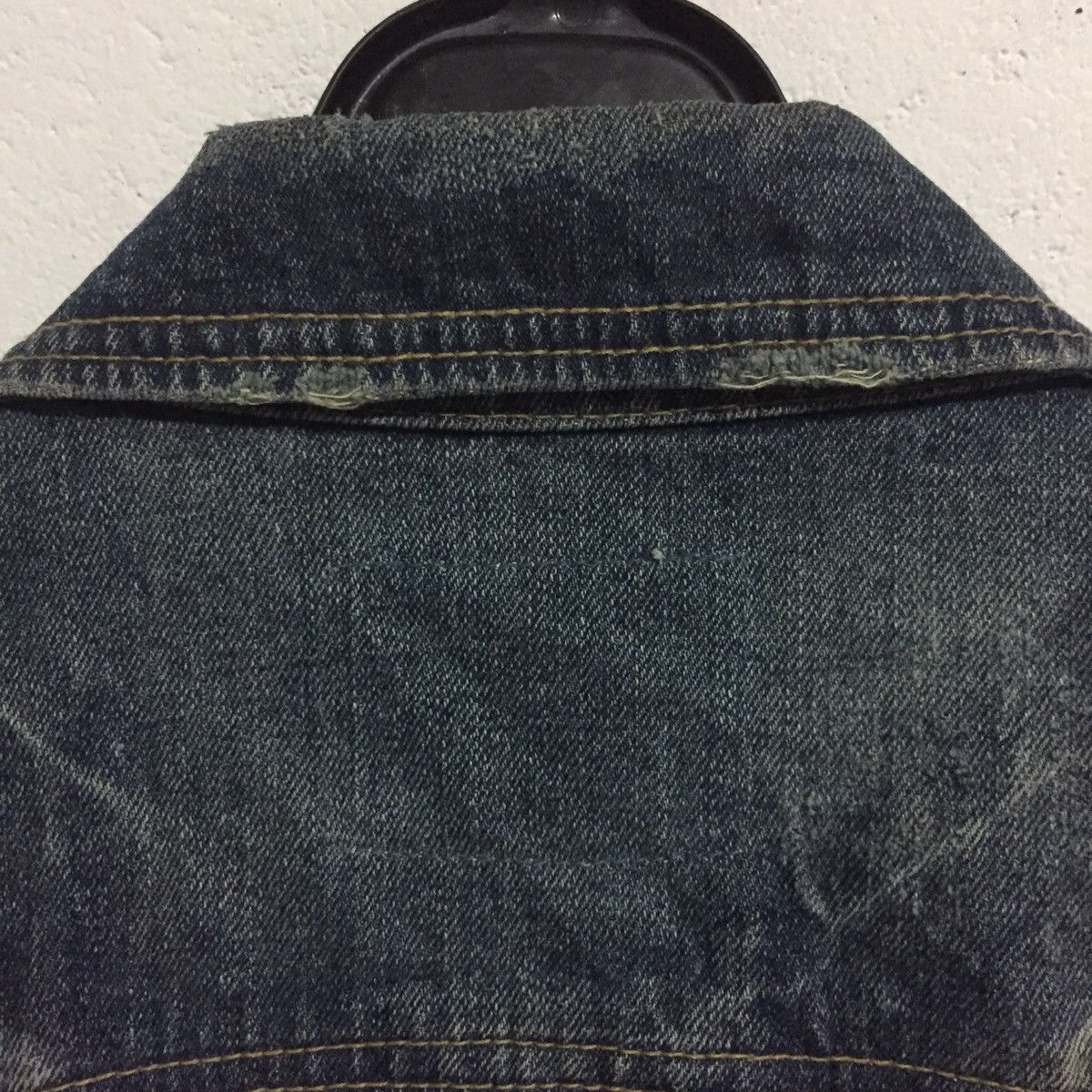 JACKROSE Distressed Jackrose Denim Jacket For Toughness Life Size US L / EU 52-54 / 3 - 14 Thumbnail