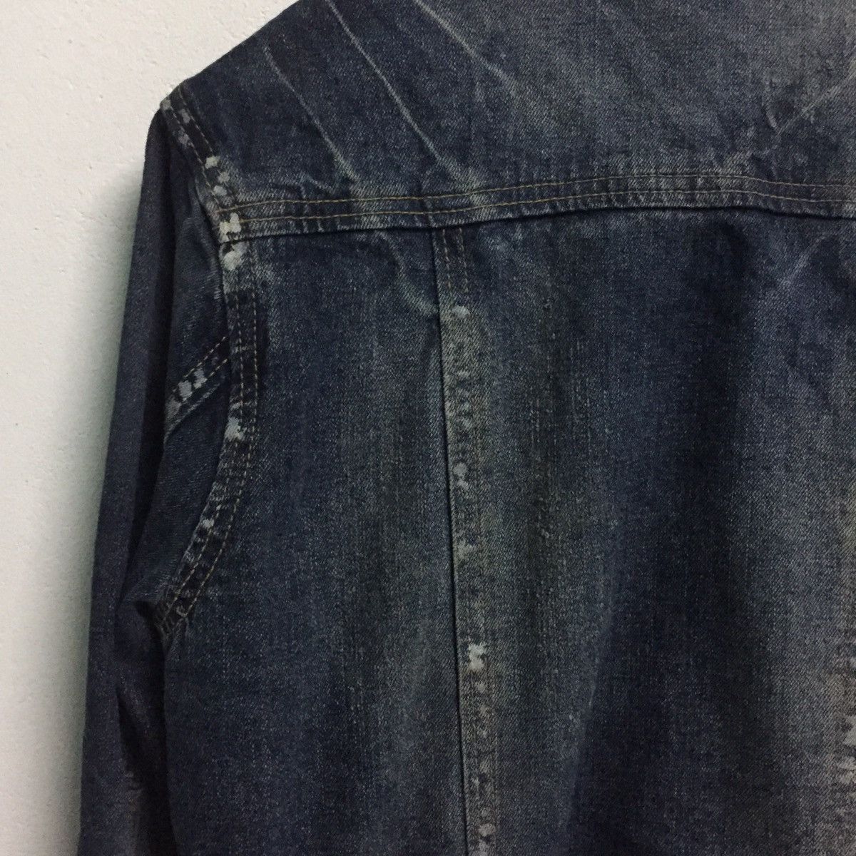 JACKROSE Distressed Jackrose Denim Jacket For Toughness Life Size US L / EU 52-54 / 3 - 16 Thumbnail