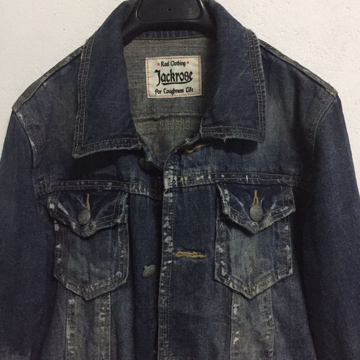 Denim Jacket × Jack Rose × Japanese Brand Distressed