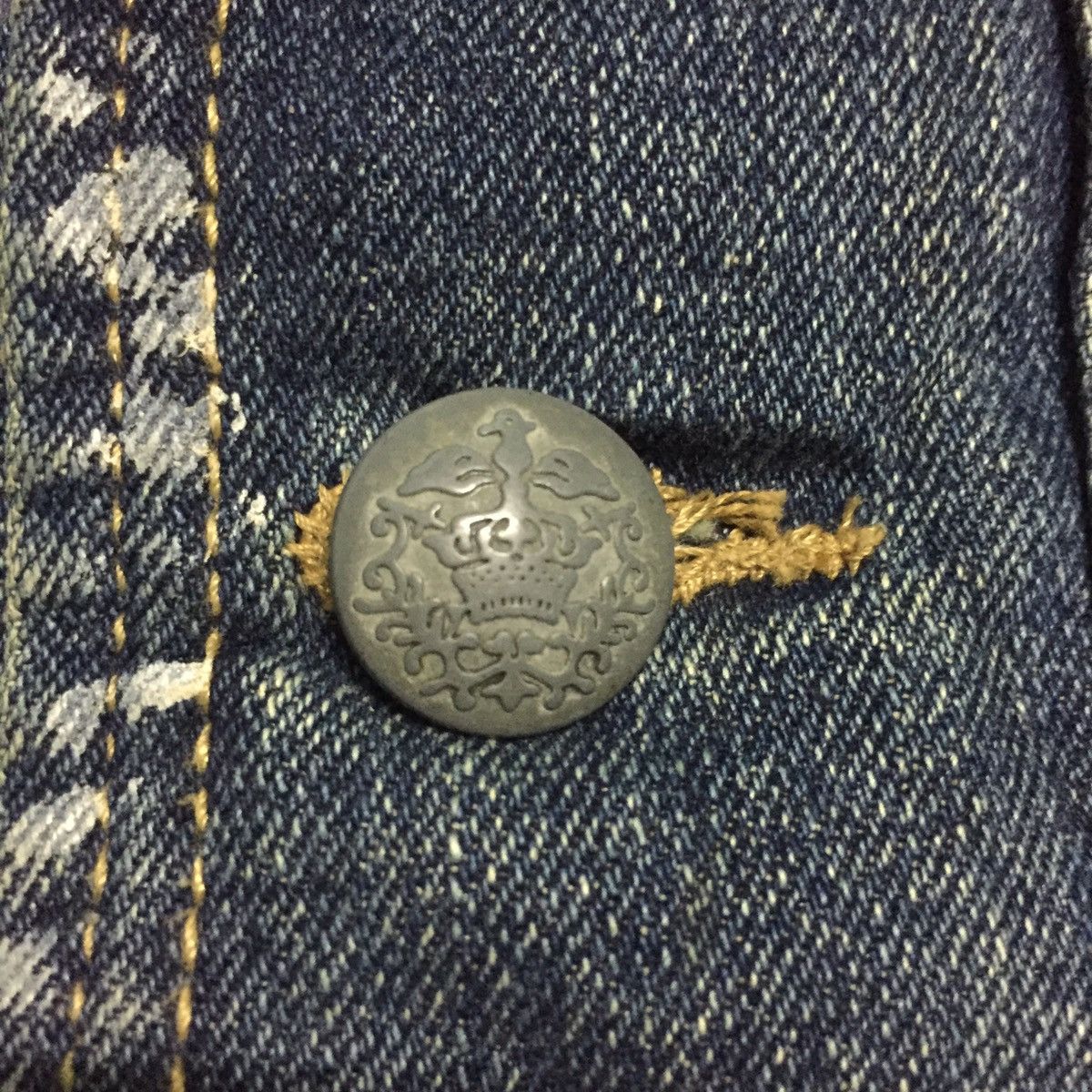 JACKROSE Distressed Jackrose Denim Jacket For Toughness Life Size US L / EU 52-54 / 3 - 22 Thumbnail